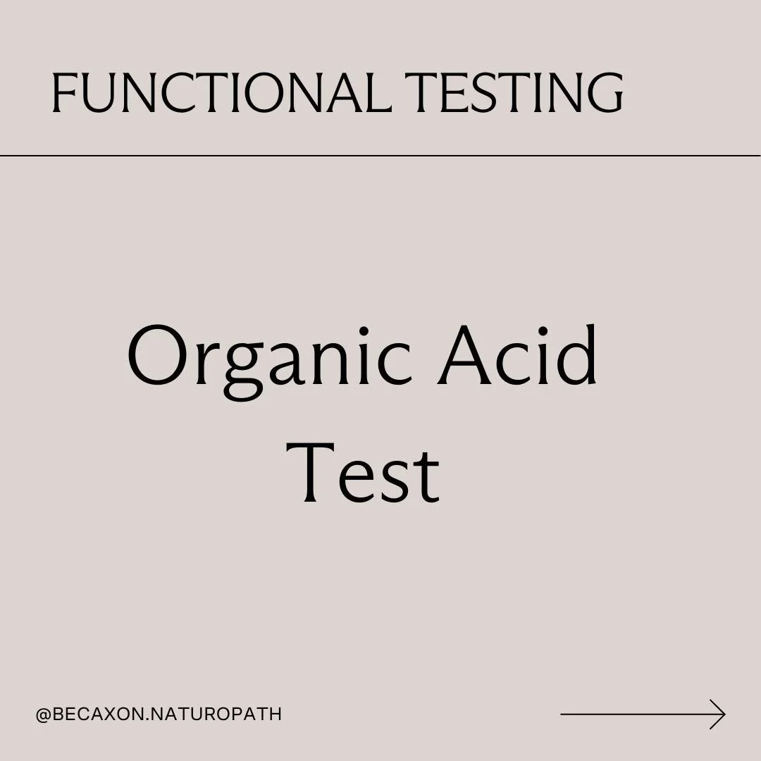 The Organic Acid Test (OAT) is one of the most comprehensive functional tests available. It looks at how your body is actually functioning on a biochemical level&mdash;not just what&rsquo;s in your blood on the day of testing.

From energy and mood t