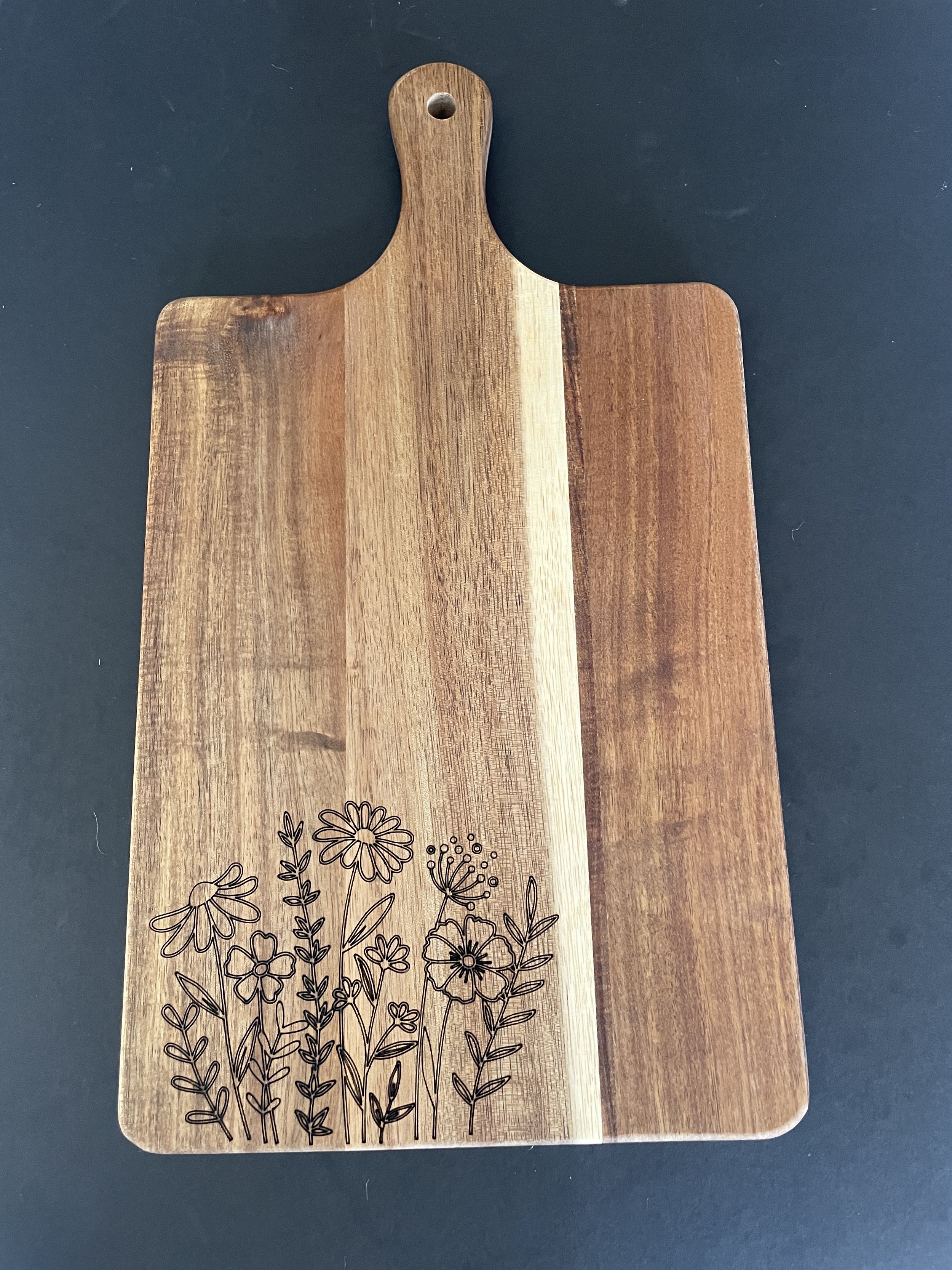 Wildflower cutting board