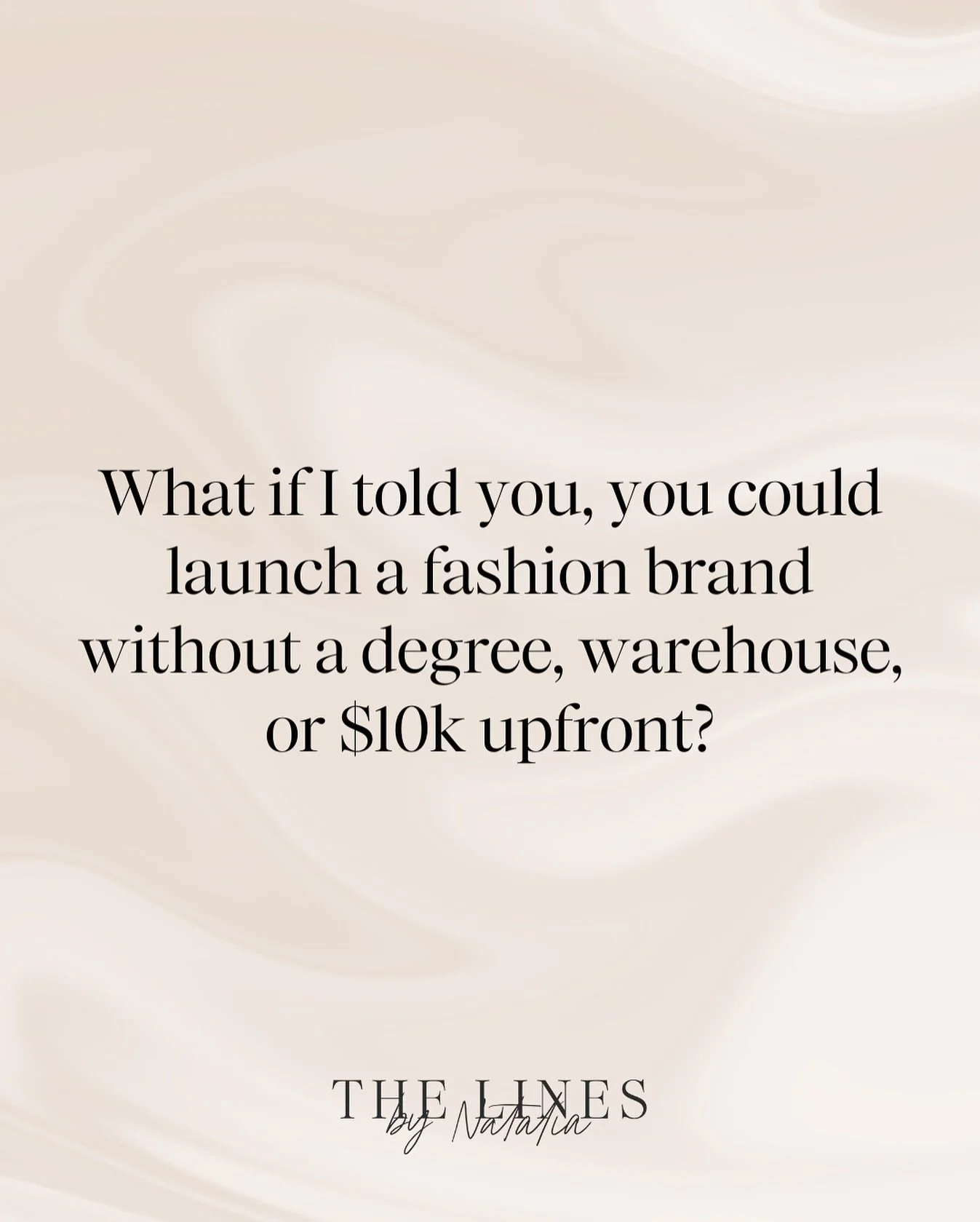 After years in the fashion industry (helping retailers, creators, and startups launch) I kept seeing the same thing. Talented women with incredible ideas getting stuck. Not because their vision wasn&rsquo;t good enough, but because they had no clear 