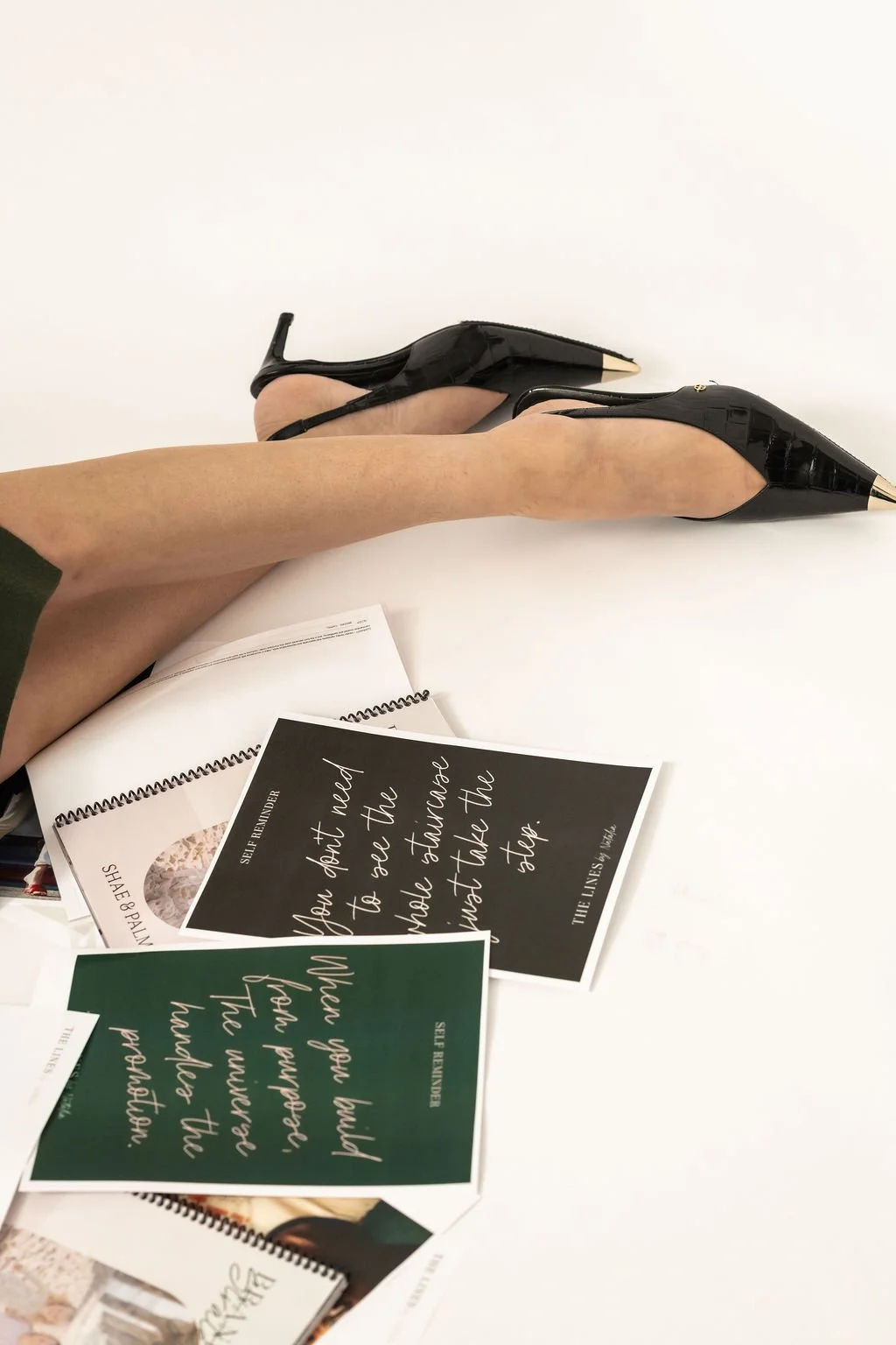 Custom client workbooks and strategy materials prepared for VIP Strategy Day sessions at The Lines by Natalia