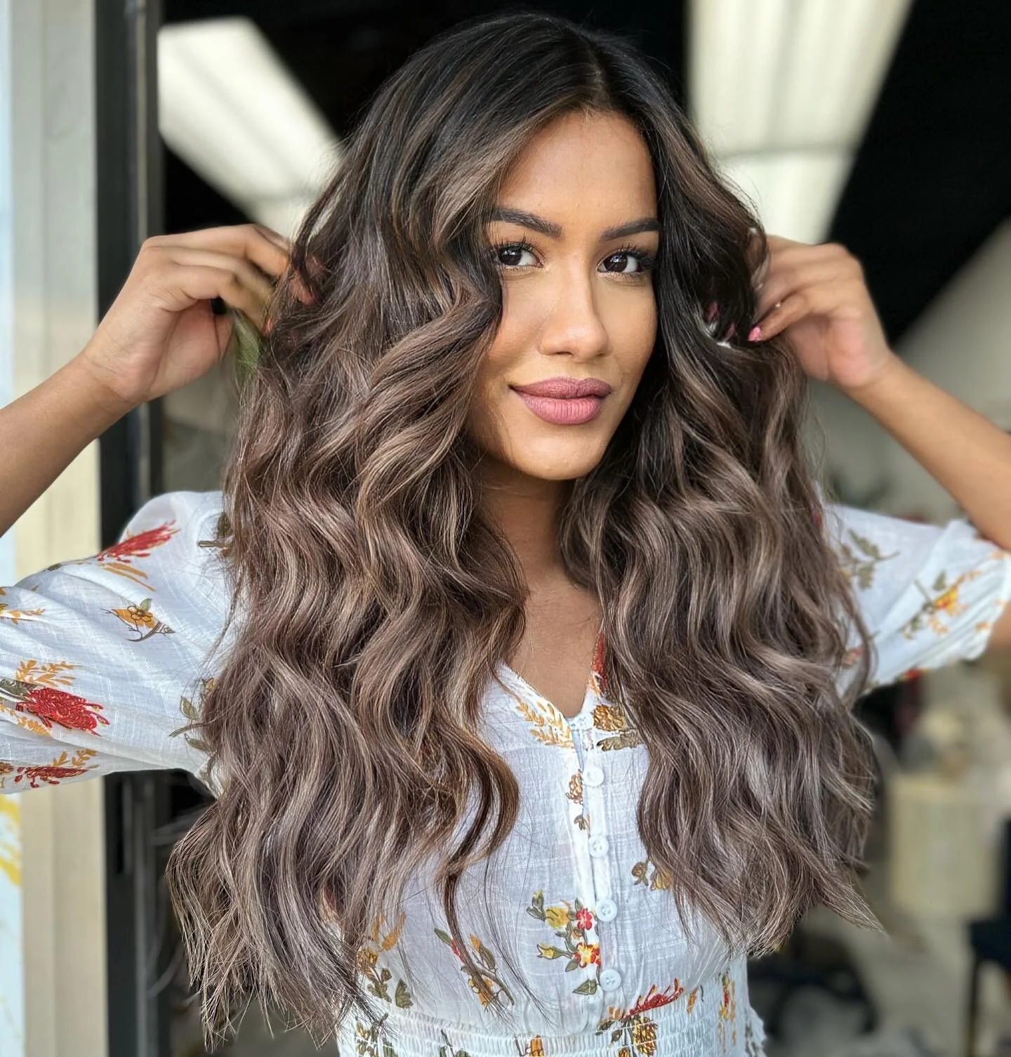 The kind of hair you&rsquo;ve always wanted ❤️&zwj;🔥
 
You already know it&rsquo;s a @hairbyfaryal x @hairextensionsby.maria collaboration ✊🏻 

Lightened using my favourite @schwarzkopf blondme bleach and the igora vibrance toners!! 
&bull;
&bull;
