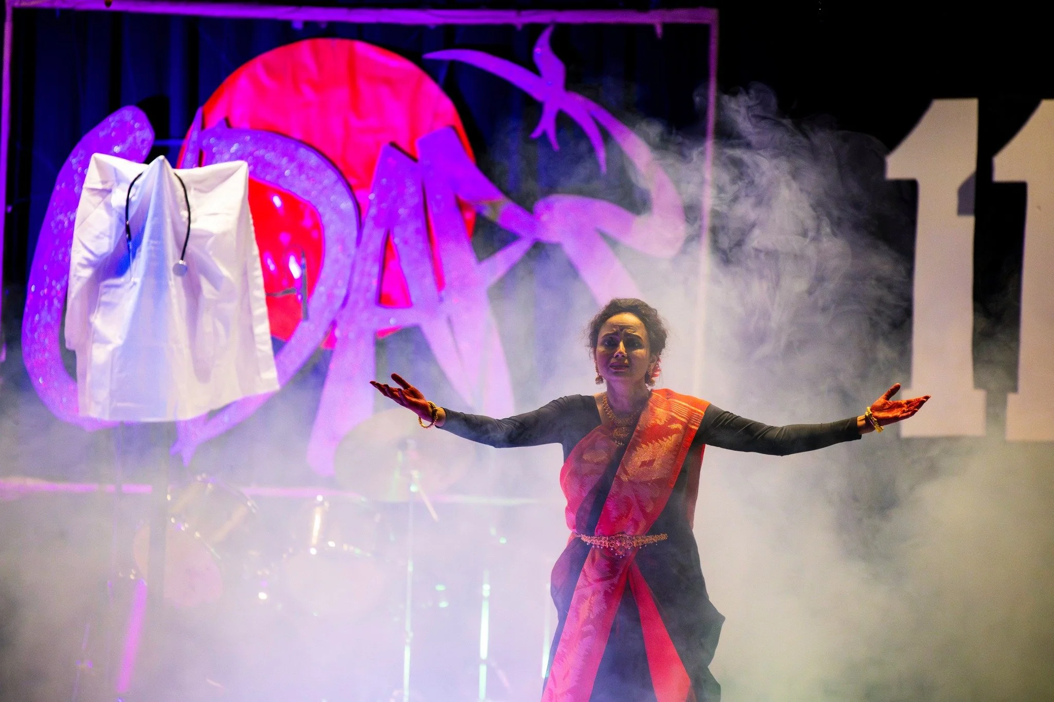 Ananya Goswami , during the show which was conceptualized & choreographed by herself named "Abhaya" 