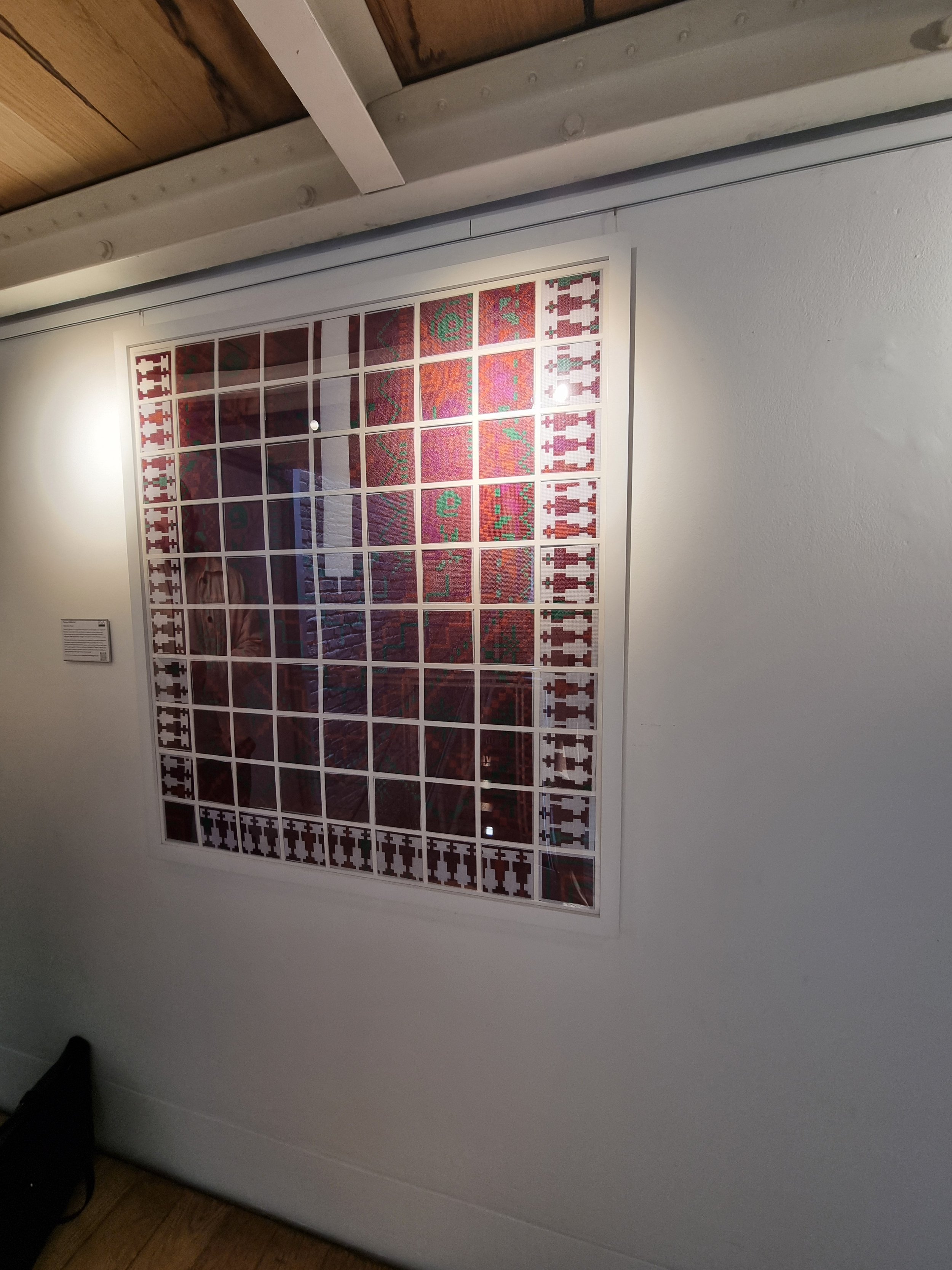 A master pieces created by 90 people, the biggest chest panel from a Palestinian dress