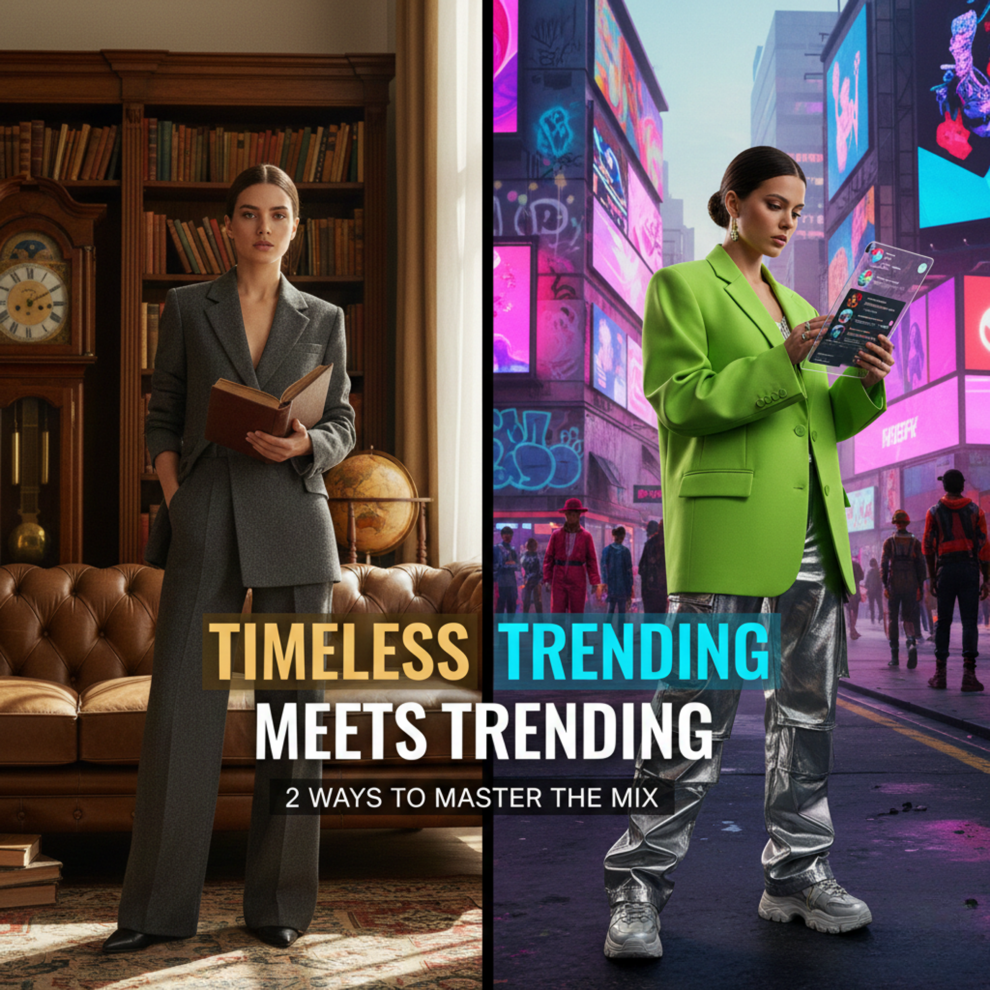 Timeless Meets Trending: 2 Ways to Master the Mix