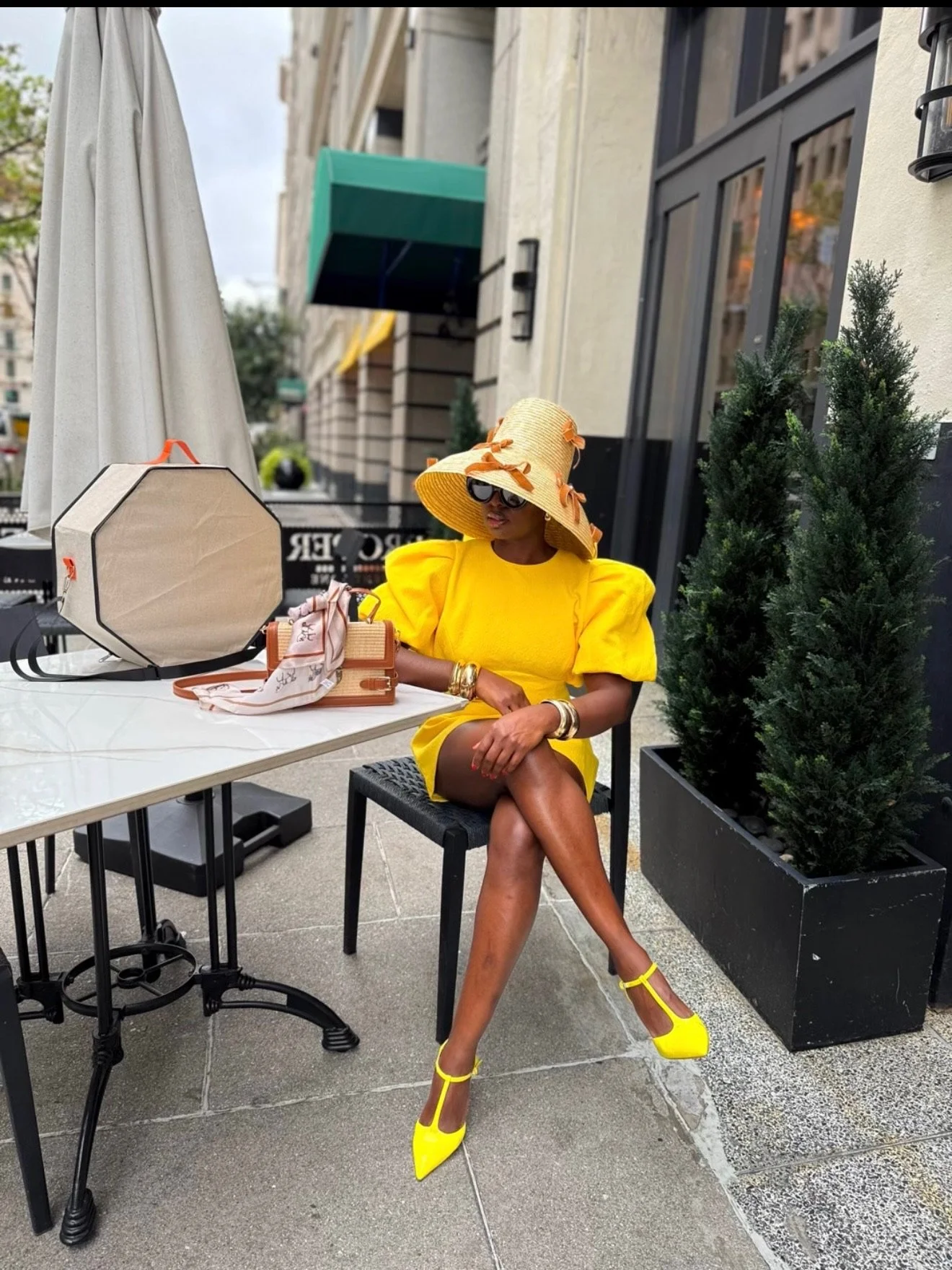 The Catherine | Audrey Hepburn Inspired 18" Wide-Brim Hat | Imperial Lola