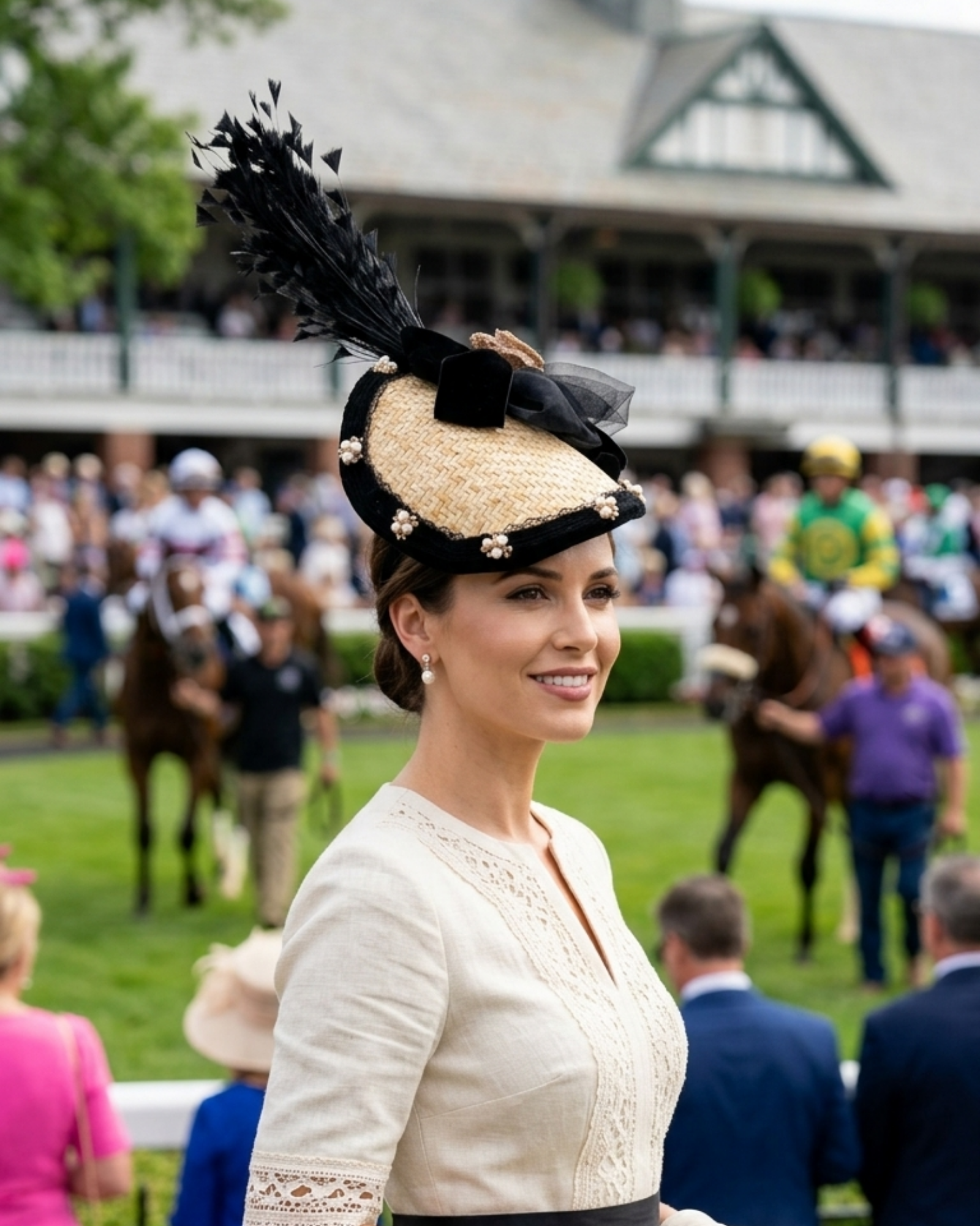 THE VOLANTE | The Ethereal Feathered Derby Rental