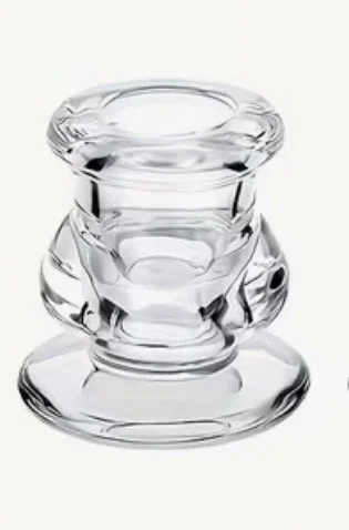 SHORT CLEAR TAPERED CANDLEHOLDER
$1.00 each