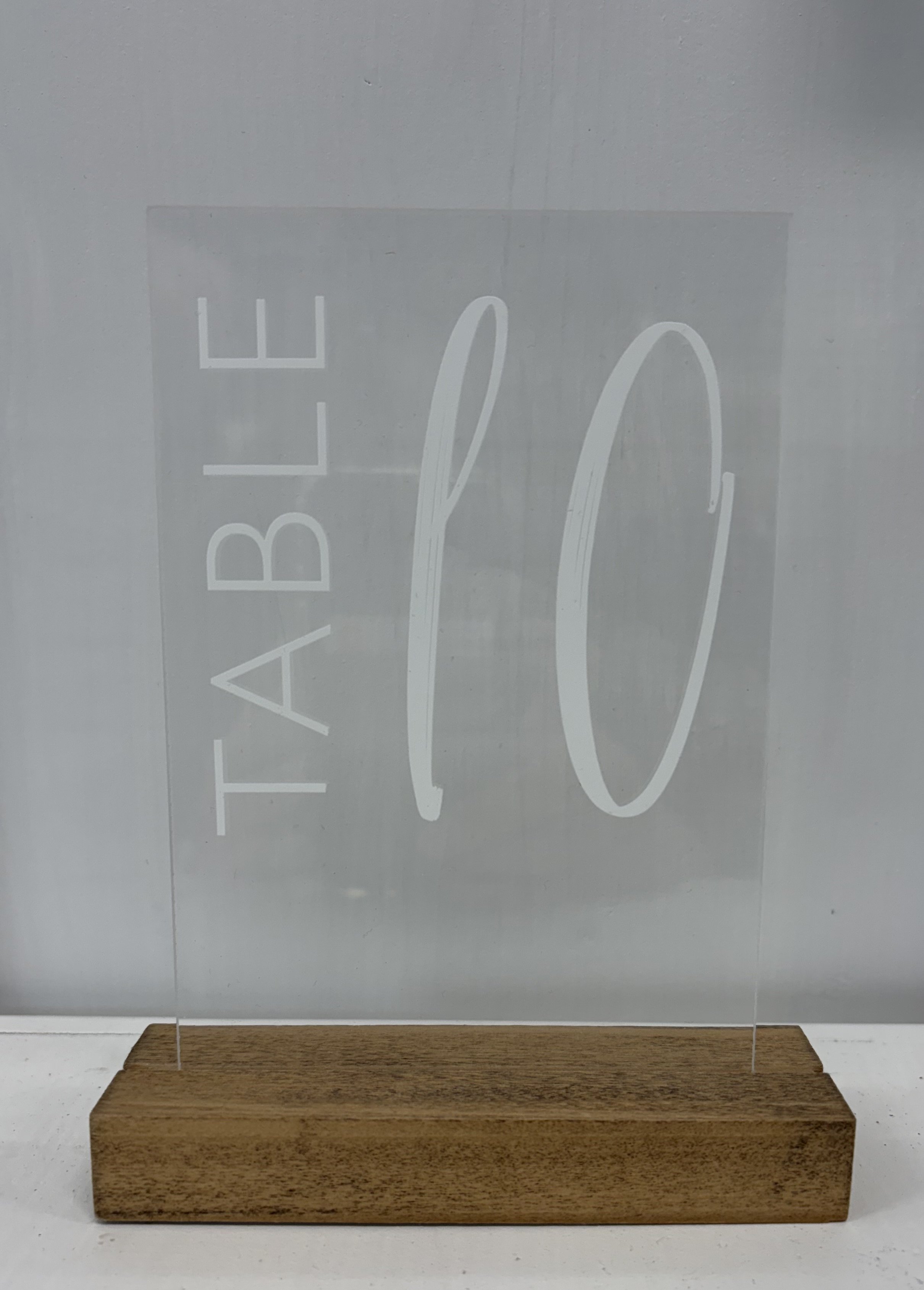 ACRYLIC RECTANGLE TABLE NUMBERS
$2.00 each