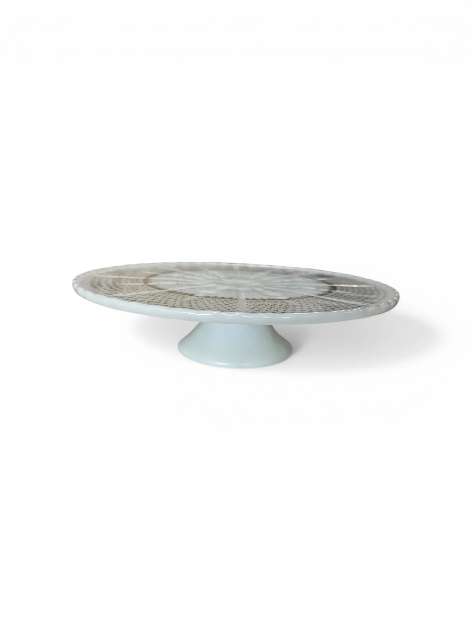 MILK GLASS CAKE STAND
$3.00 each