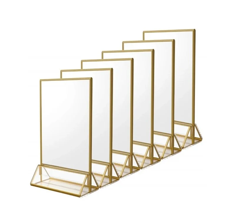 ACRYLIC GOLD FRAM- 4X6 & 5X7 sizes
$1.00 each