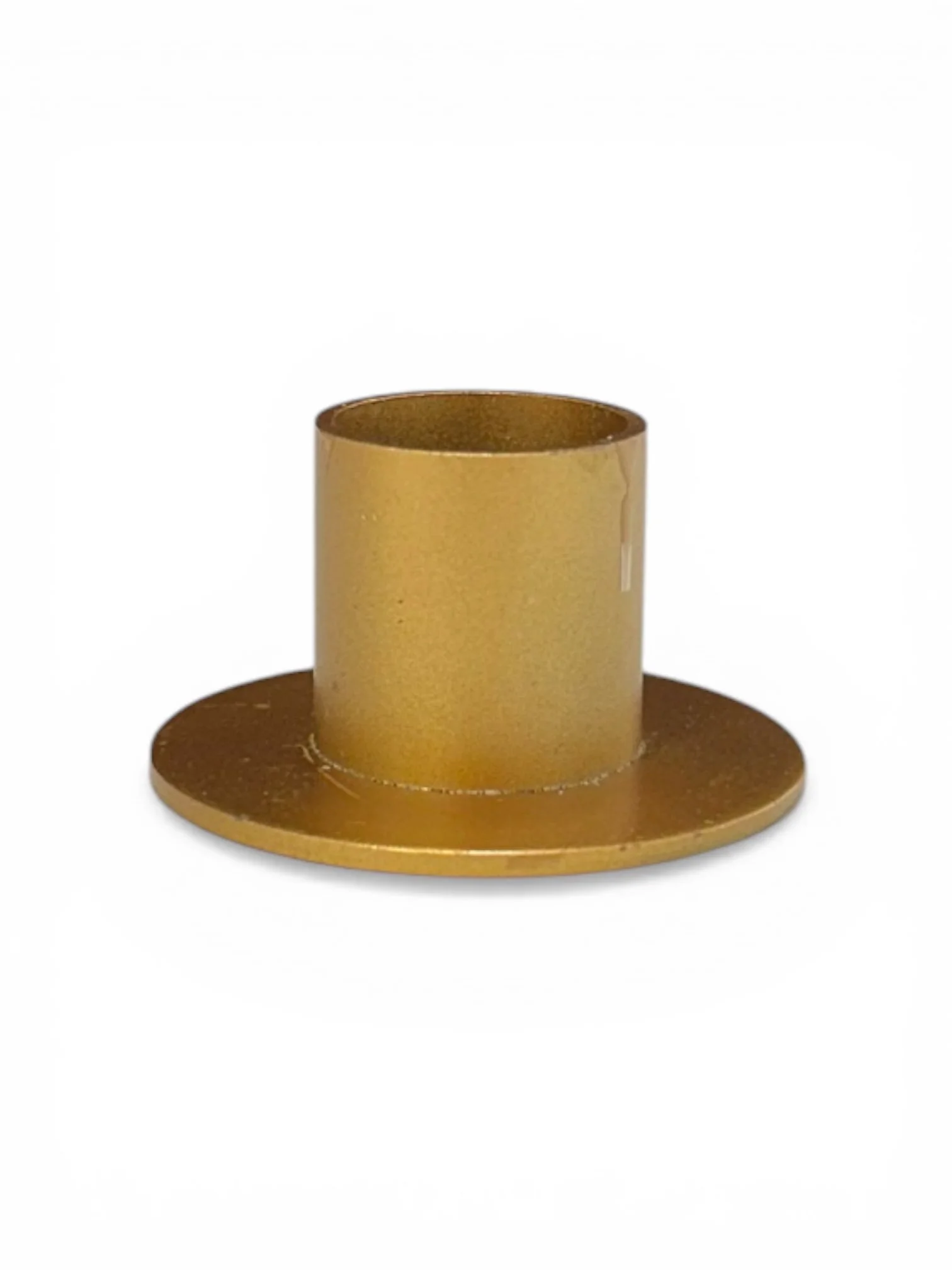 FLAT GOLD TAPERED CANDLEHOLDER
$1.00 each 
