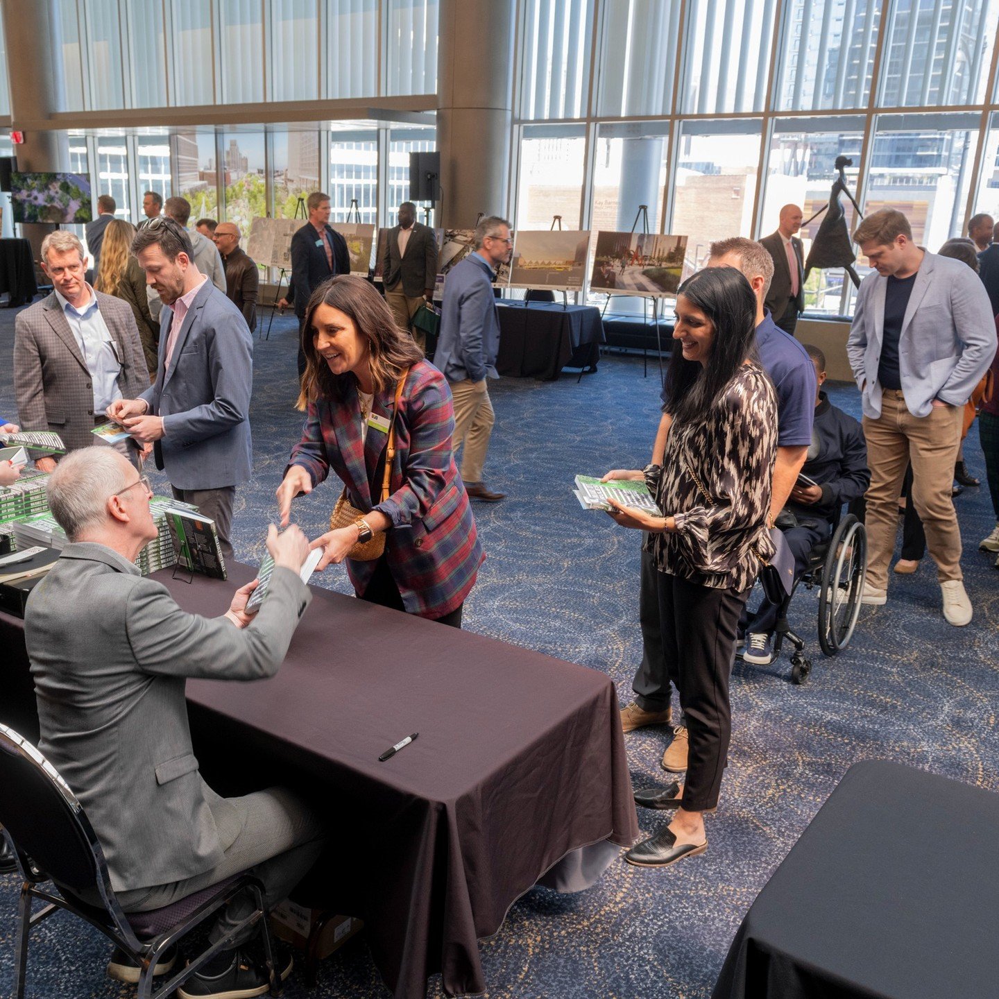 Some pics from Jeff's book signing after the @godowntownkc 2024 Annual Luncheon. Thank you to Mark McDonald for the 📸.