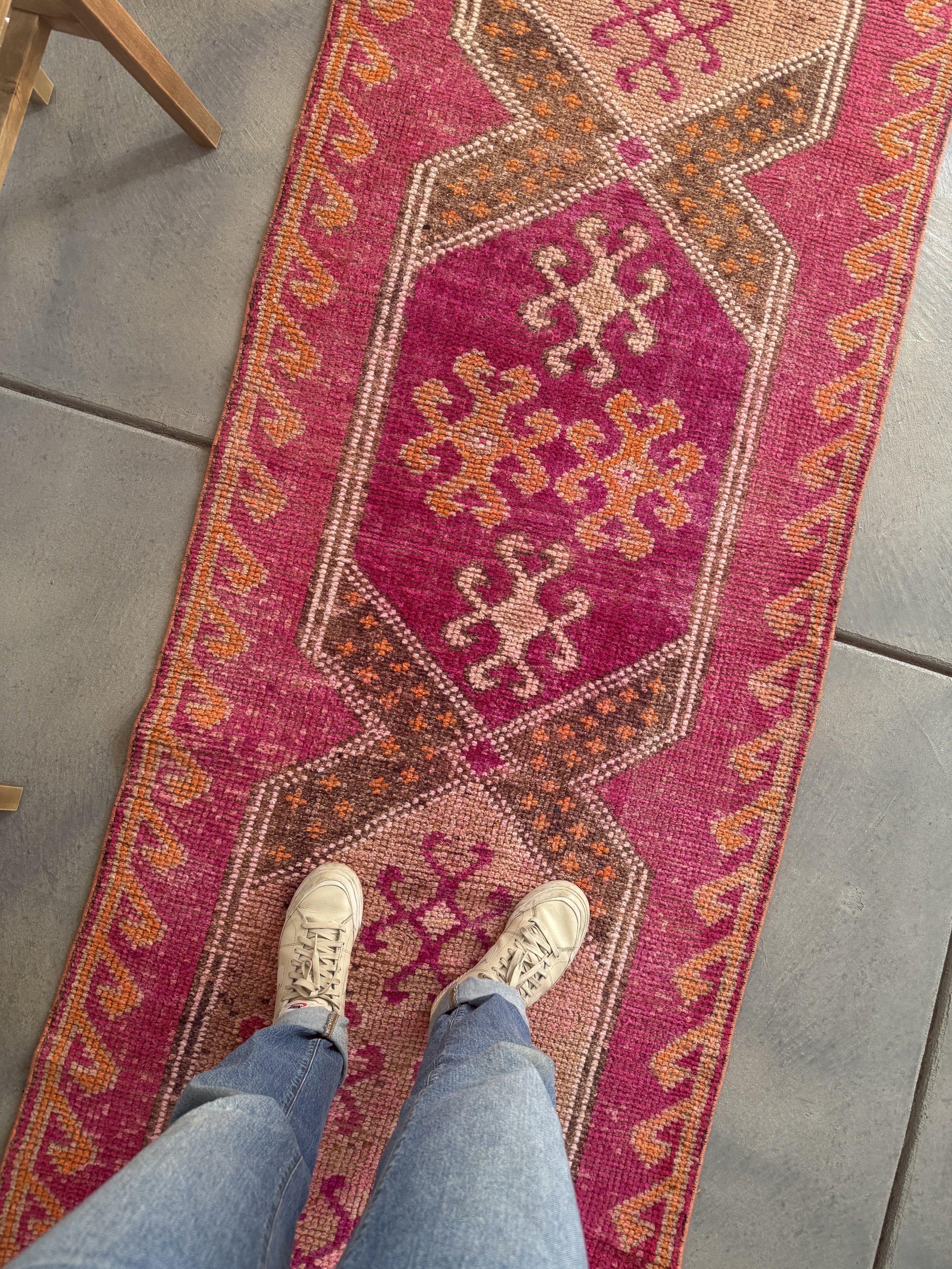 2'11 x 10'9 Vintage Herki Runner