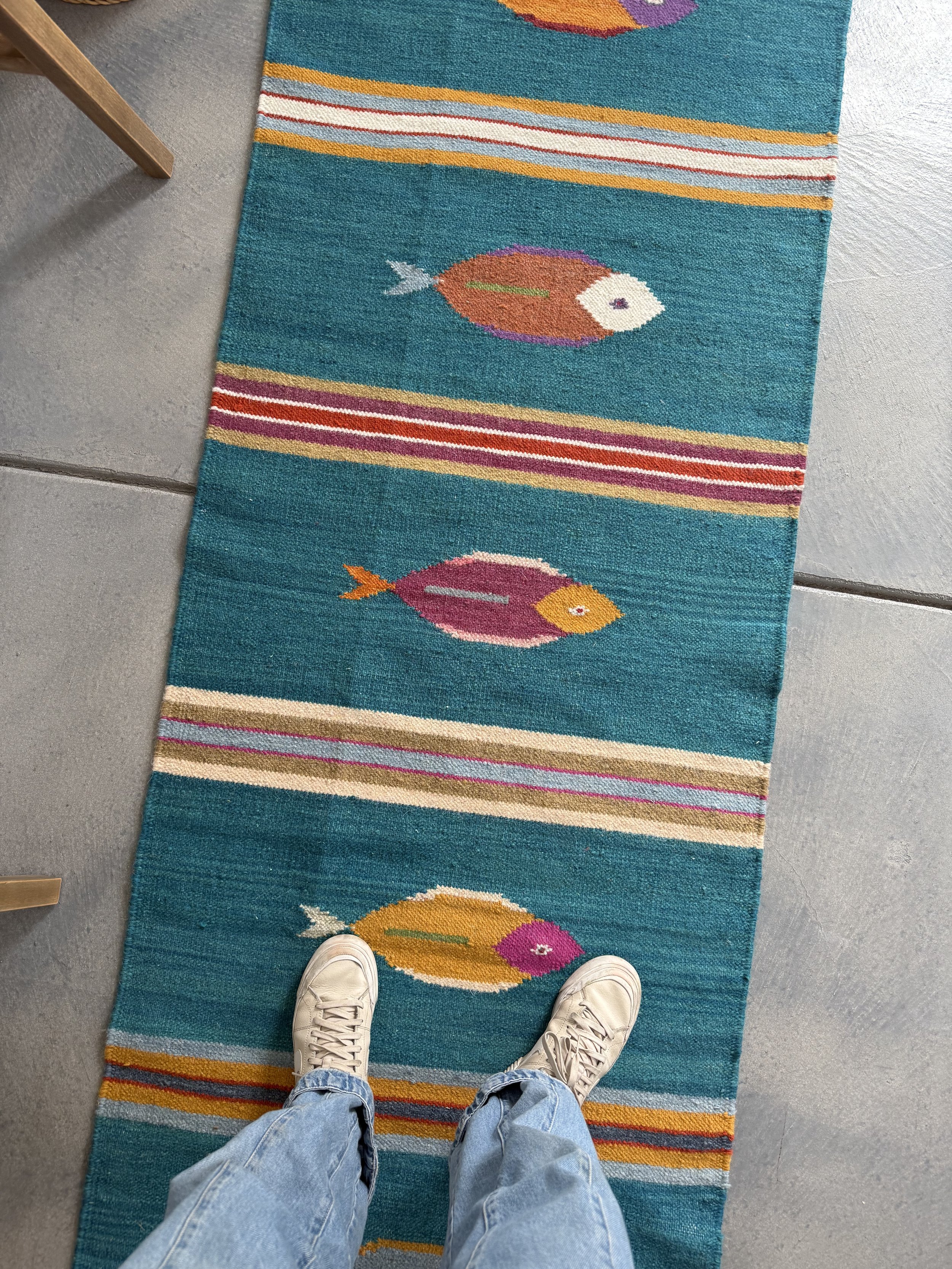 2'7.5 x 8'3 Fish Rug