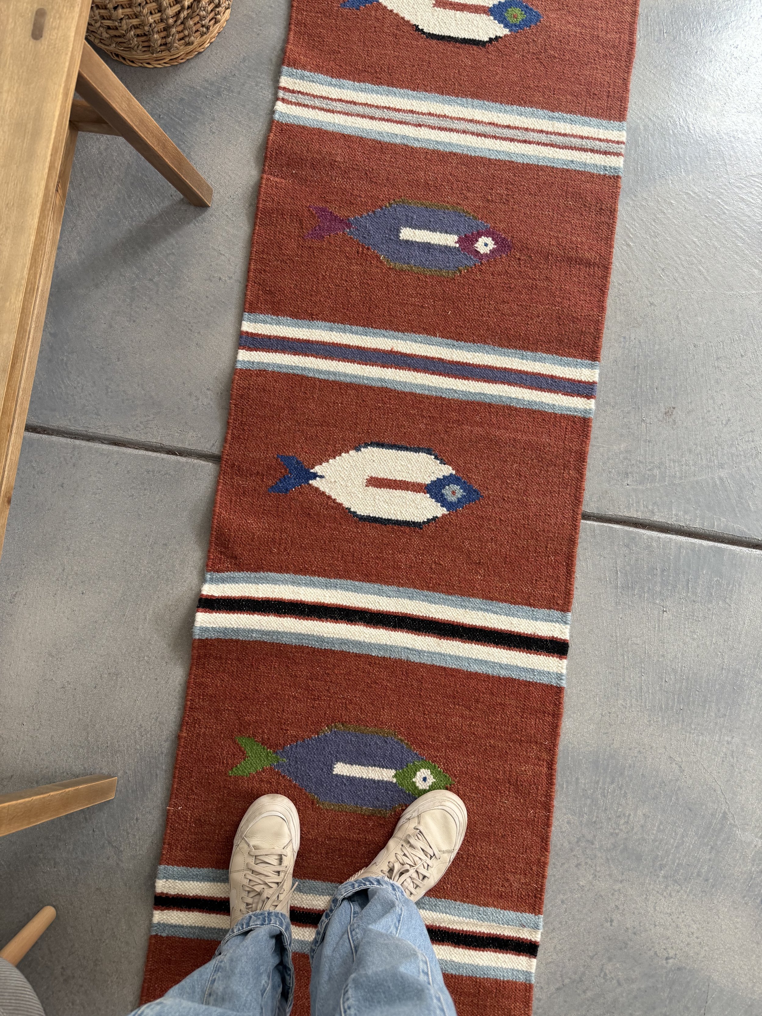 1'11 x 8'3 Fish Rug