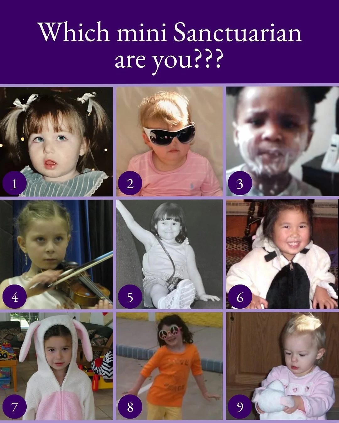 Which mini Sanctuarian are you?? Let us know in the comments!!! 🥰🤭

It&rsquo;s hard to believe that two of these tiny humans are going to graduate in less than TWO WEEKS!! So sad, very emo, crying. But at least we know that all nine of these mini S