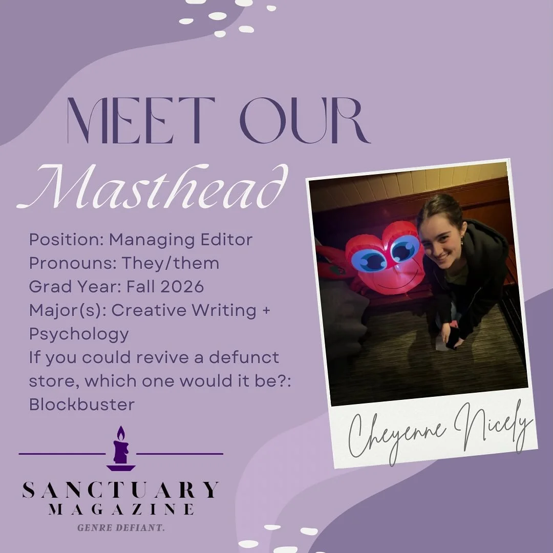 to start off our meet the masthead posts, we have our managing editors, cheyenne and rori!