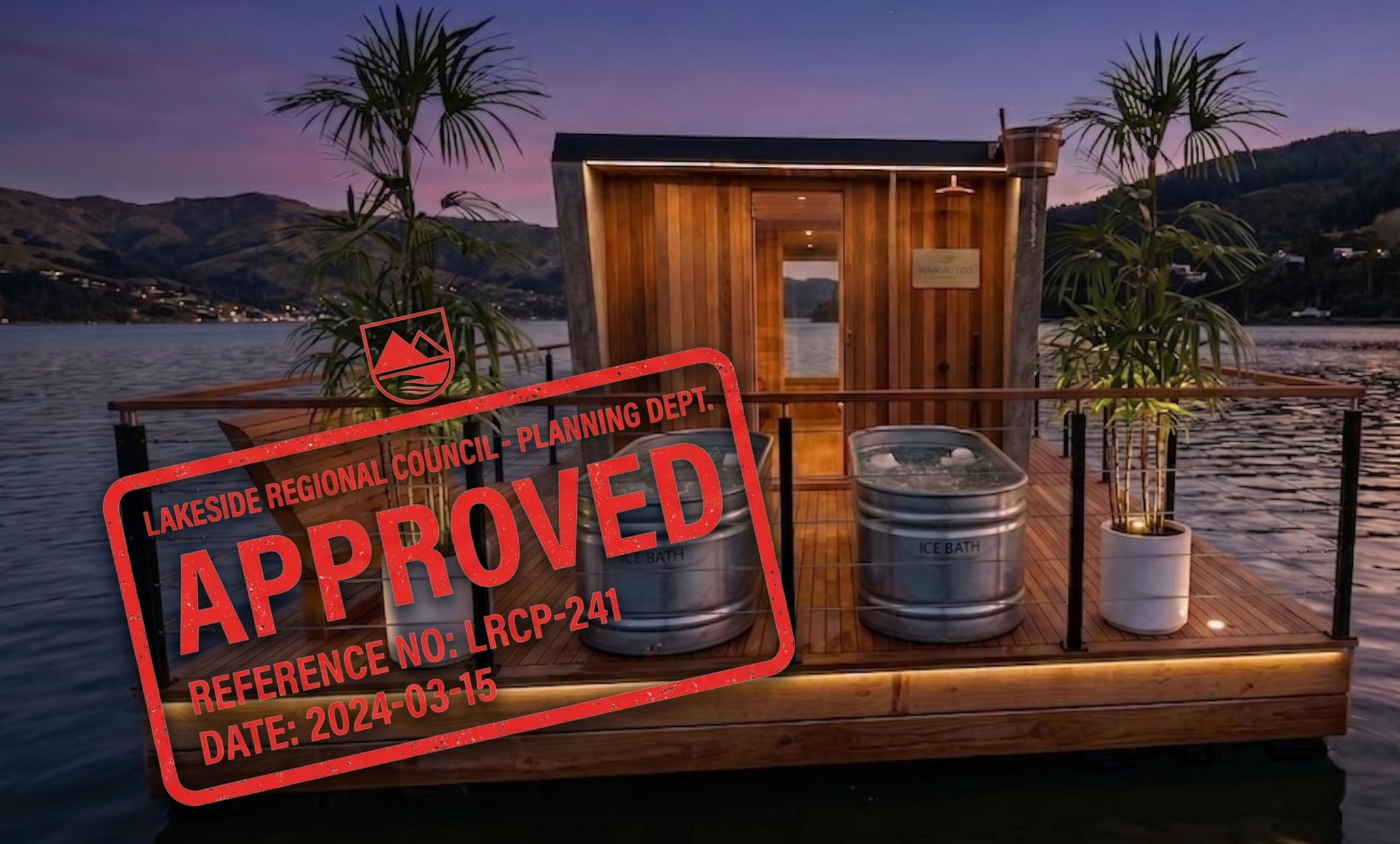 Do you need planning permission for a floating sauna in the UK?