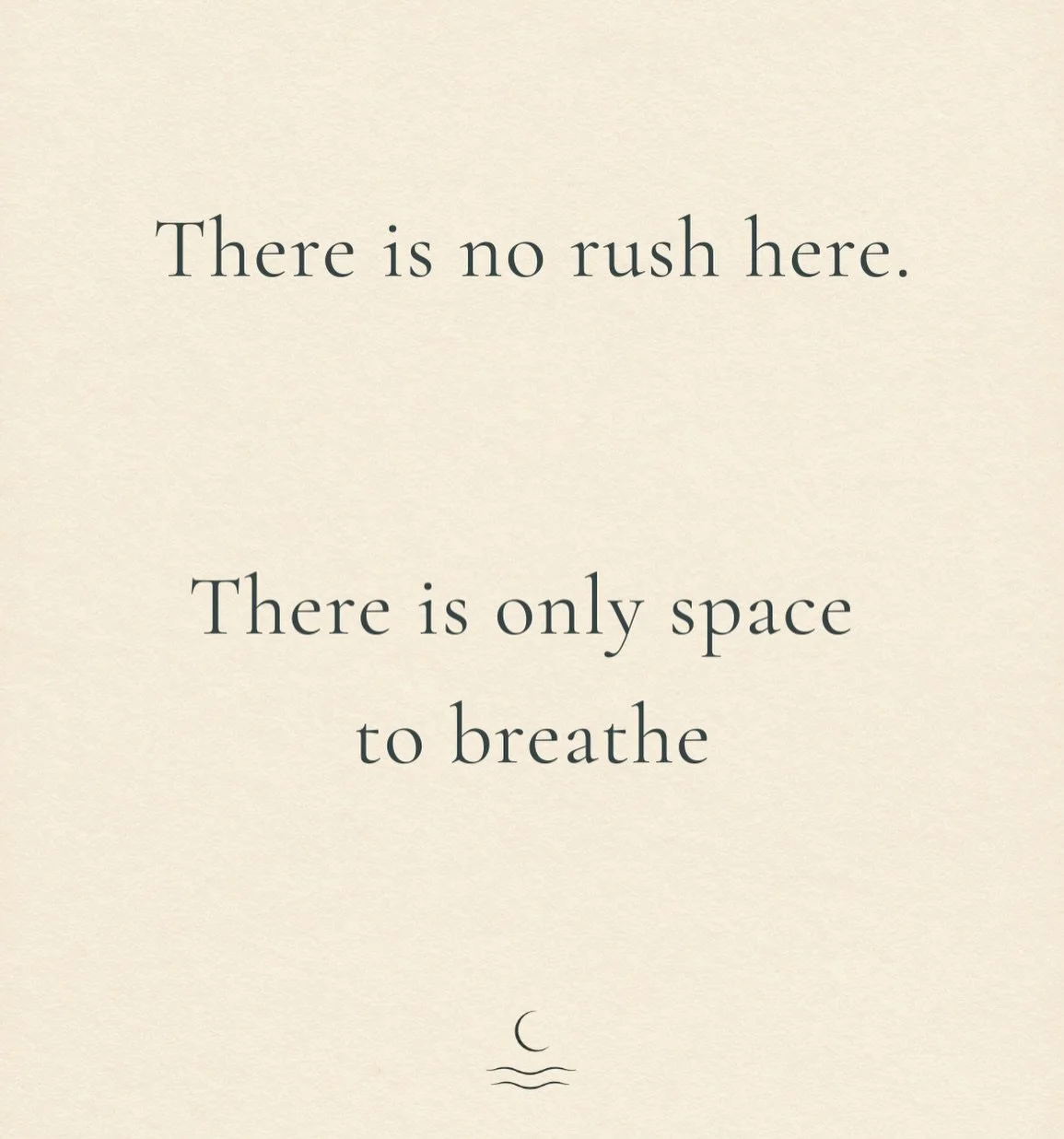 In a world that celebrates more, faster and louder...

we&rsquo;re choosing something a little different.

A slower pace.

A deeper breath.

A little more space to reconnect with what really matters.

We hope this serves as a gentle reminder today

?