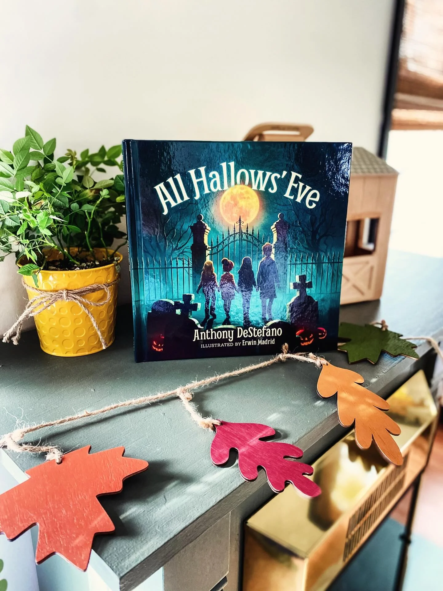 &ldquo;Once upon All Hallows&rsquo; Eve,
A story you may not believe
Was told to me inside a very
Dark and gloomy cemetery.&rdquo;

⭐️⭐️⭐️⭐️⭐️
This lyrical children&rsquo;s book has been a favorite during this season. The beautiful verses are punctua