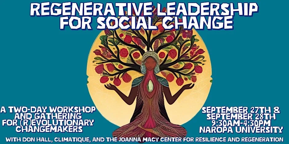 Regenerative Leadership for Social Change