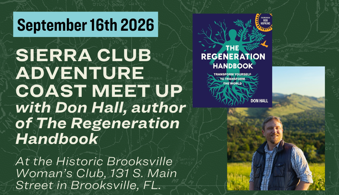 Book Talk for Sierra Club Adventure Coast