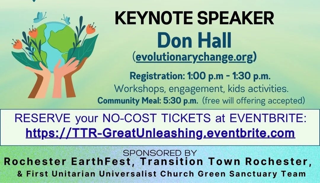 Transition Town Rochester's Great Unleashing