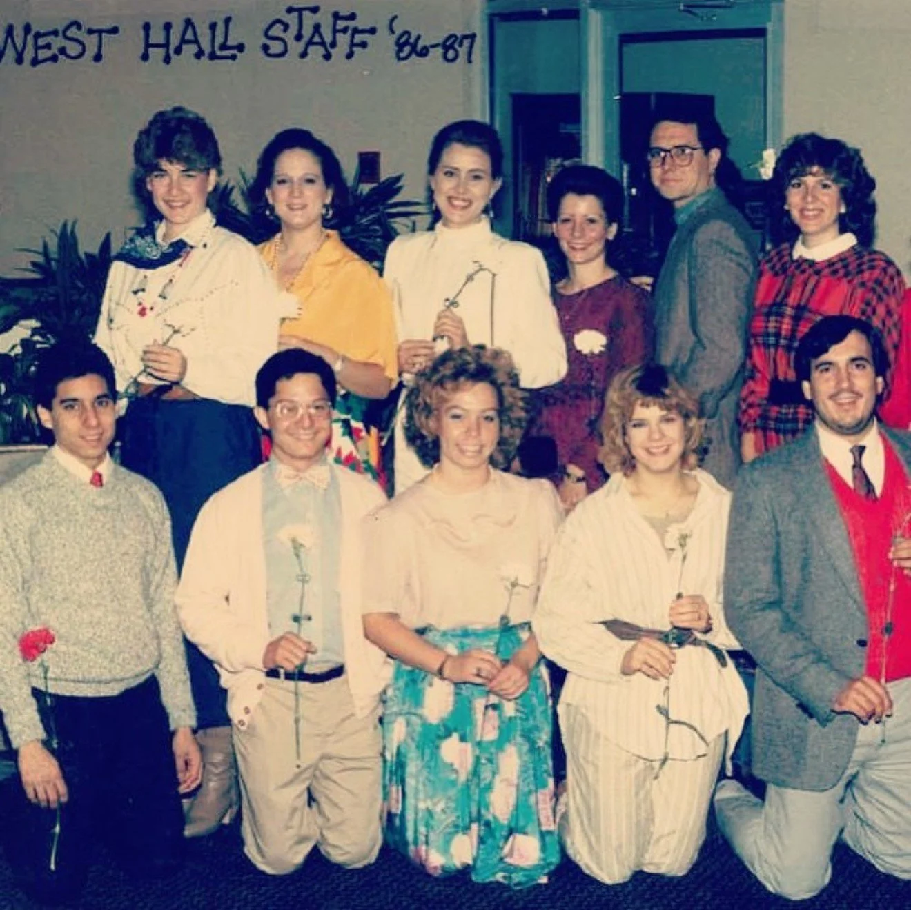#ThrowbackThursday to our West Hall Staff for the 1986-1987 school year! Just think&ndash;40 years from now, someone might post a throwback of you👀
#UNTHousing #UNTResLife #YouBelongHere #unt