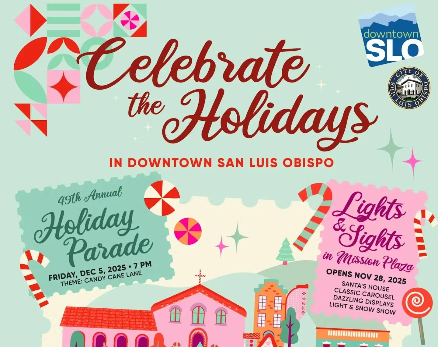 Downtown SLO Holiday Parade Happy Hour Pre-celebration!