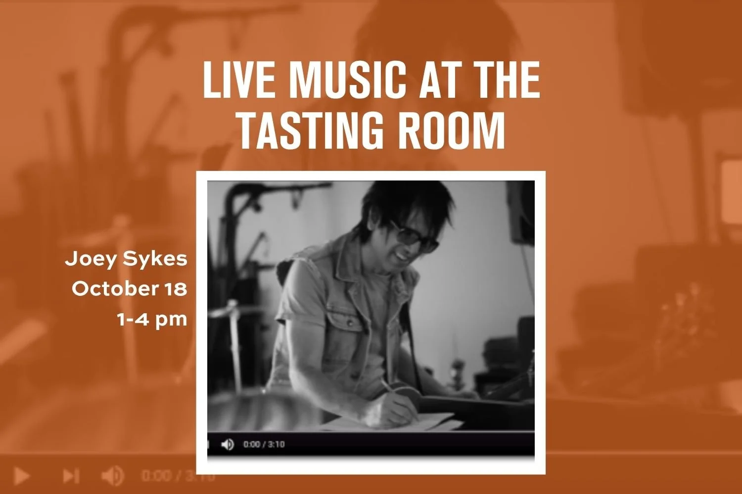 Live Music with Joey Sykes