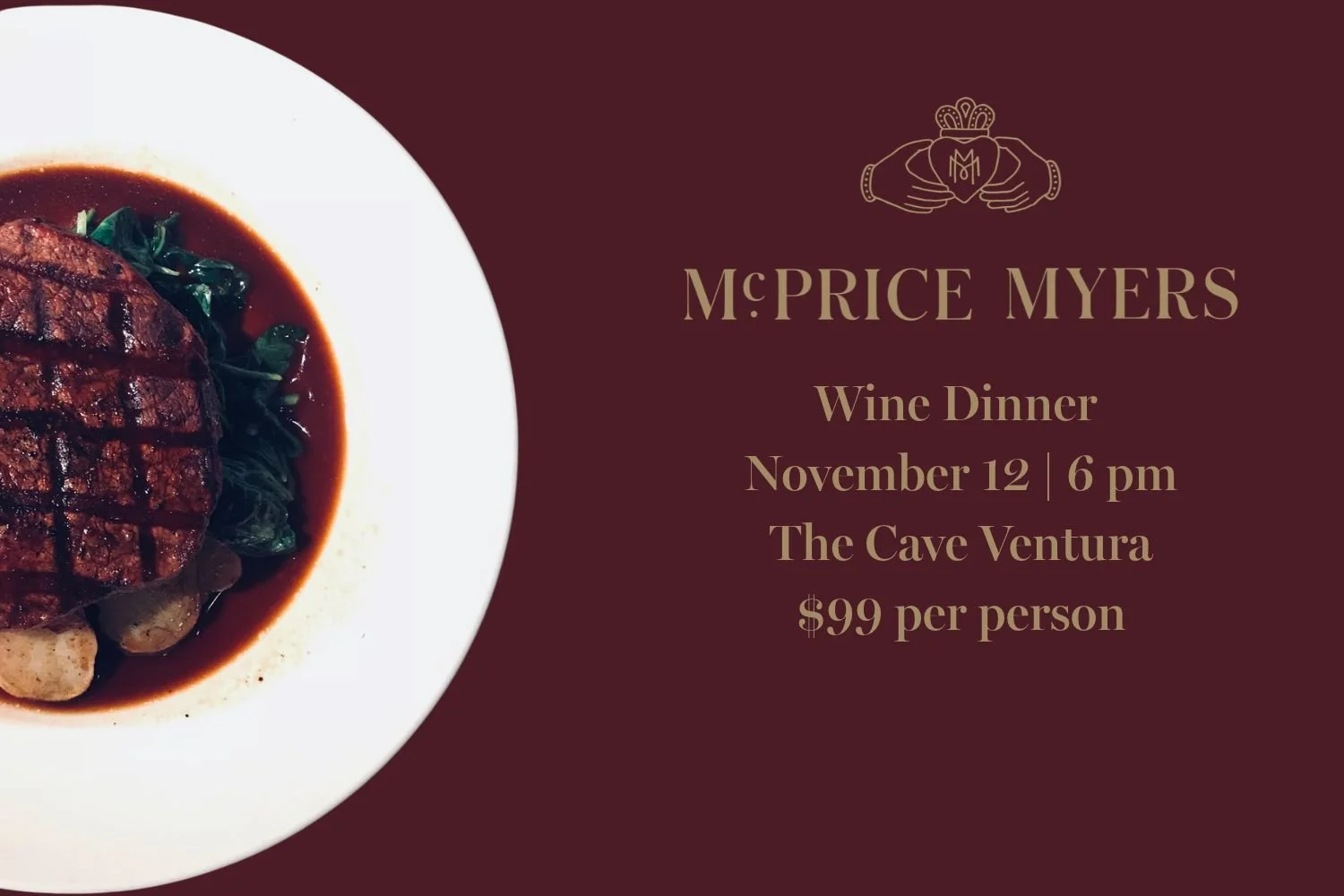 Wine Dinner at The Cave Ventura