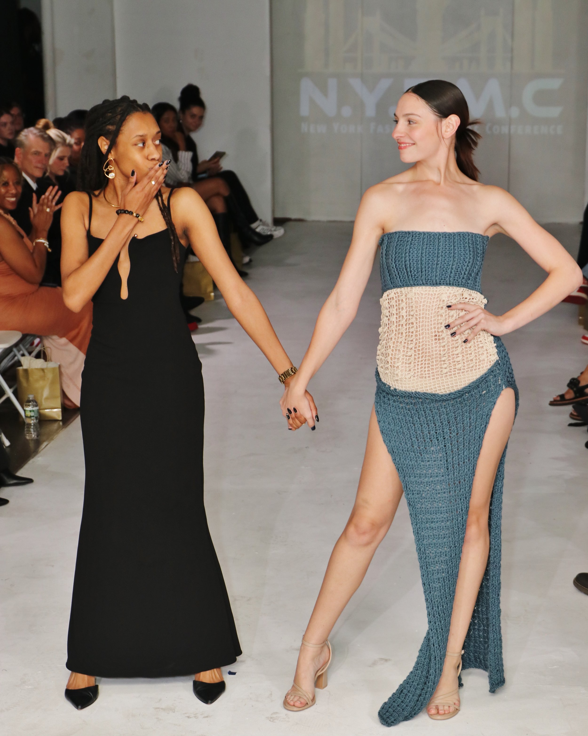 Verlin. With the designer. NYFW Spring 2026. Photo by Zupa Visuals.