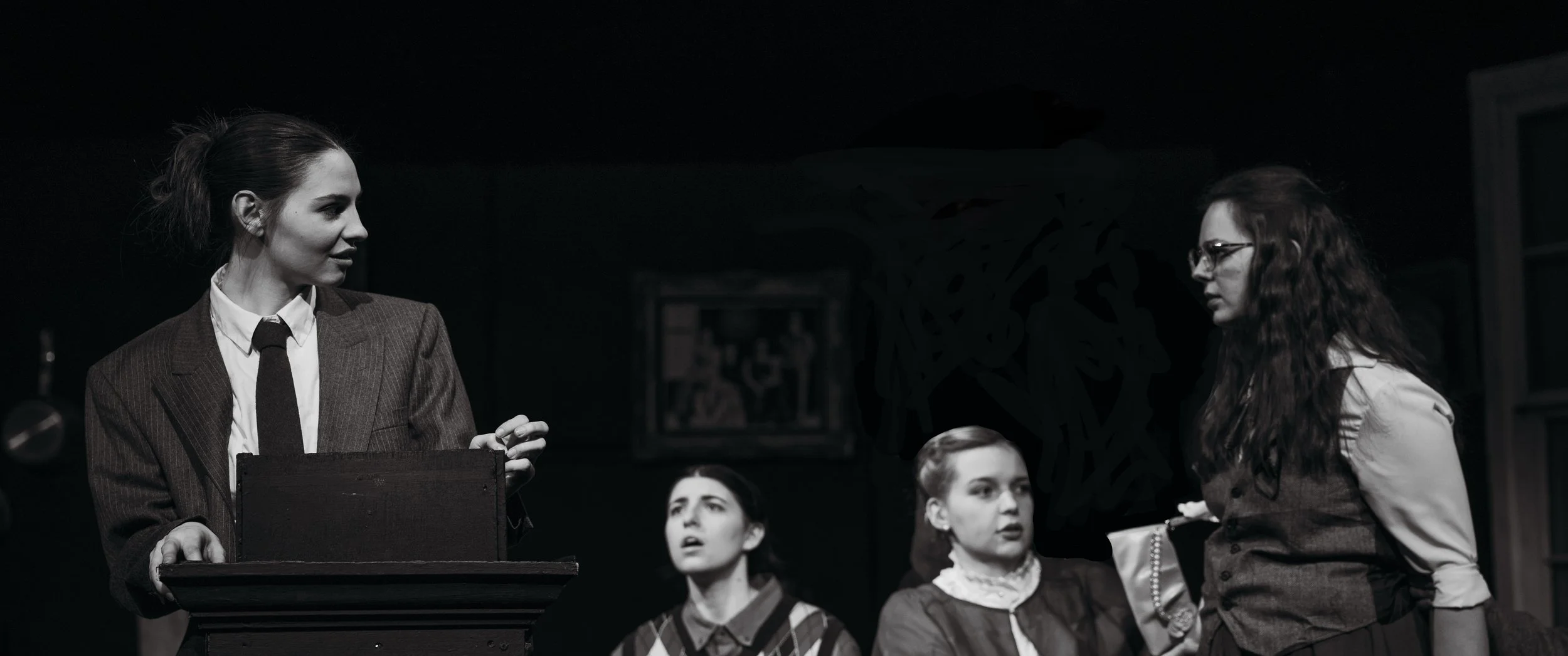 Pictured from left to right: Lydia Winter, Kenslie Young, Brooke Hall. Photo by Sam Guttell.