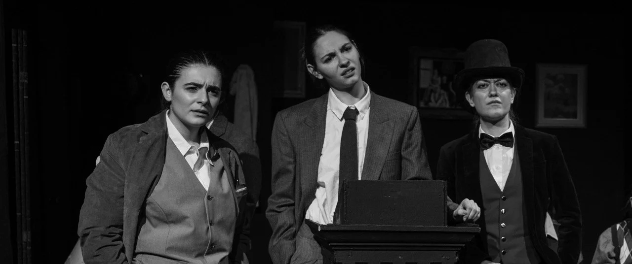Pictured from left to right: Chiara Aiello, Lydia Winter, Cora Riechert. Photo by Sam Guttell.