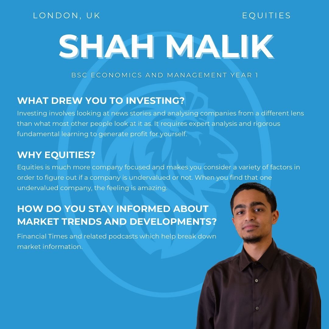 Get to know one of our Equity Associates - Shah Malik!