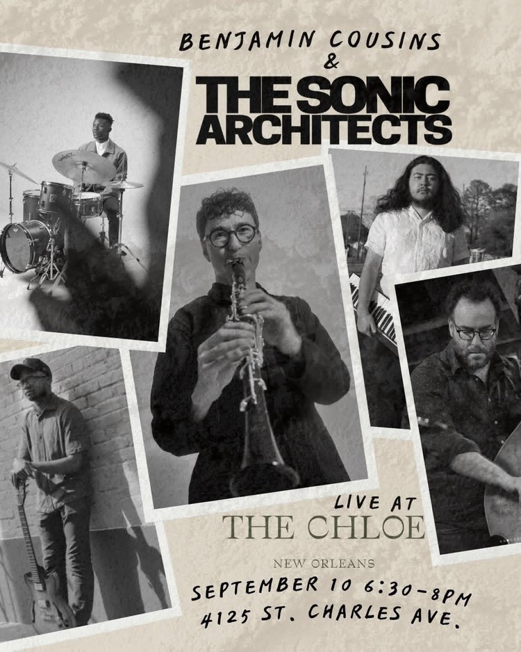 Front Lawn Performance : Benjamin Cousins + The Sonic Architects