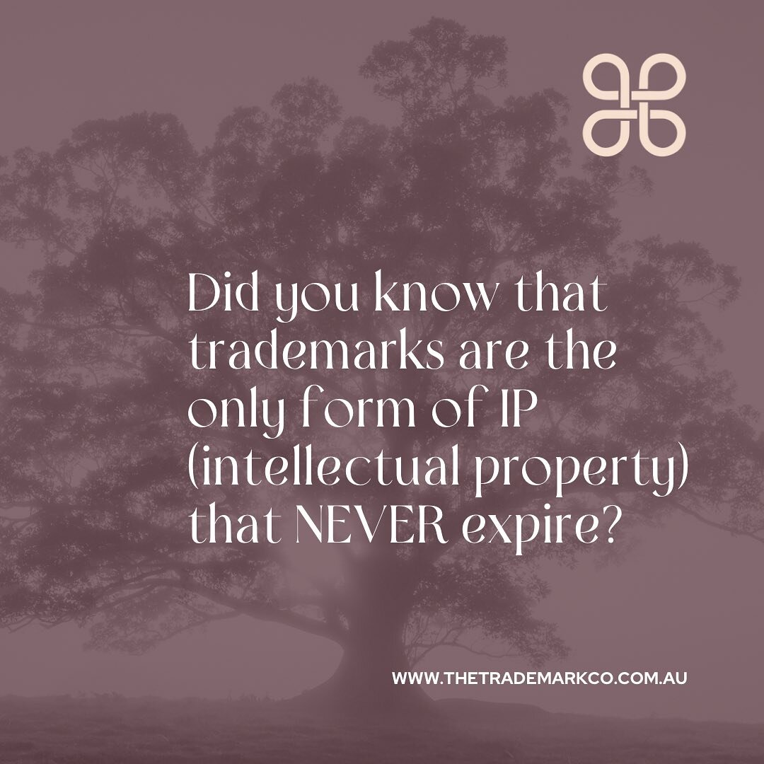 Did you know that trademarks are the only form of IP (intellectual property) that NEVER expire! (So long as you pay you renewal fees every ten years)! 
Oh and Trade Secrets can be kept exclusively yours so long as they are legitimately kept secret (t