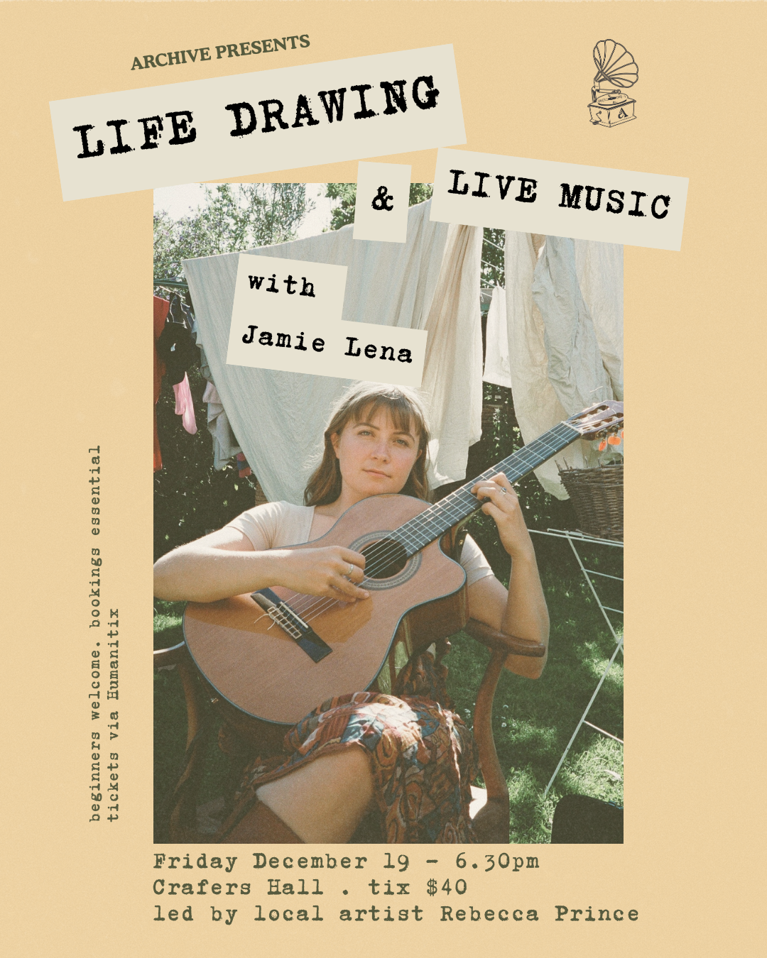 Life Drawing & Live Music - Adelaide Hills
