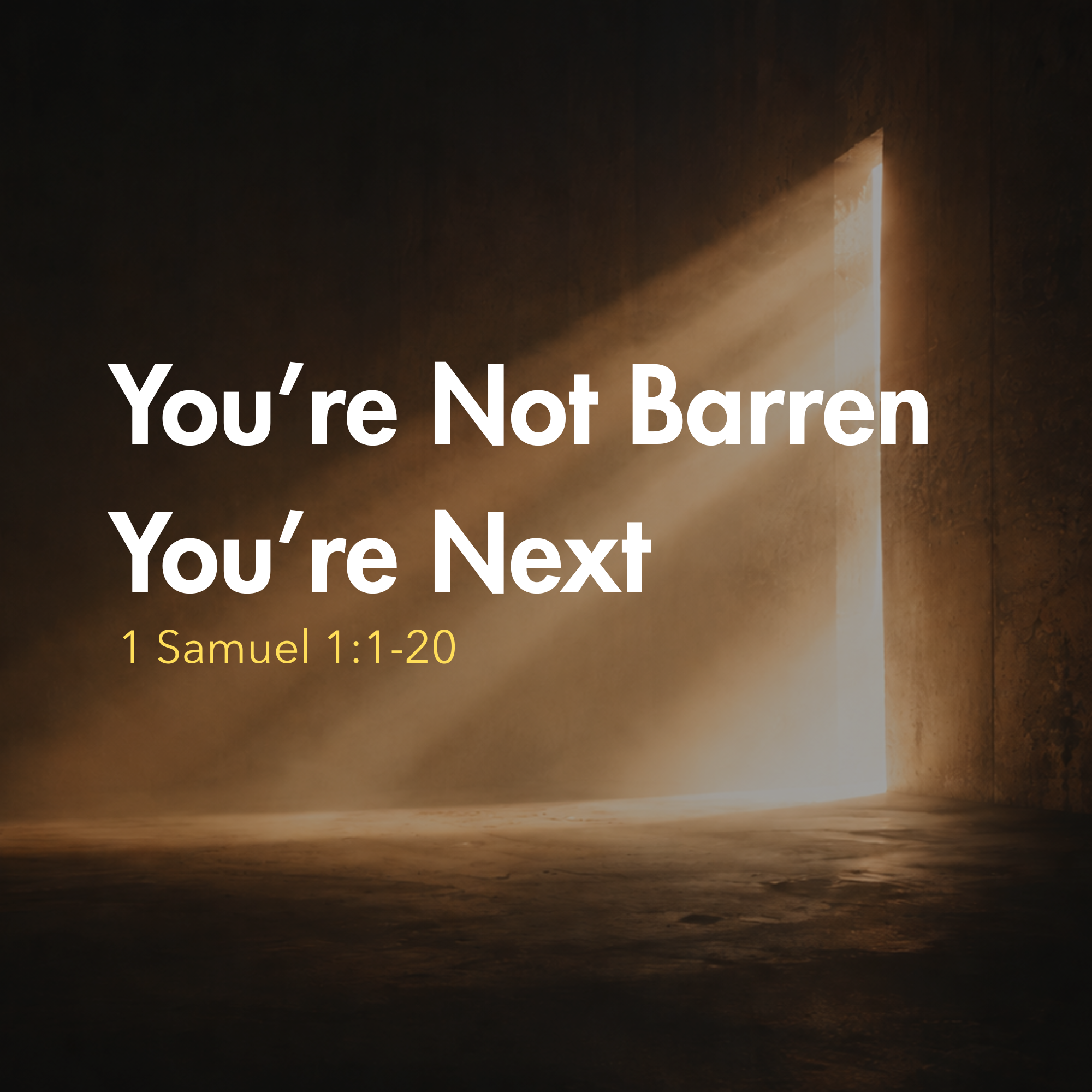 You’re Not Barren, You’re Next