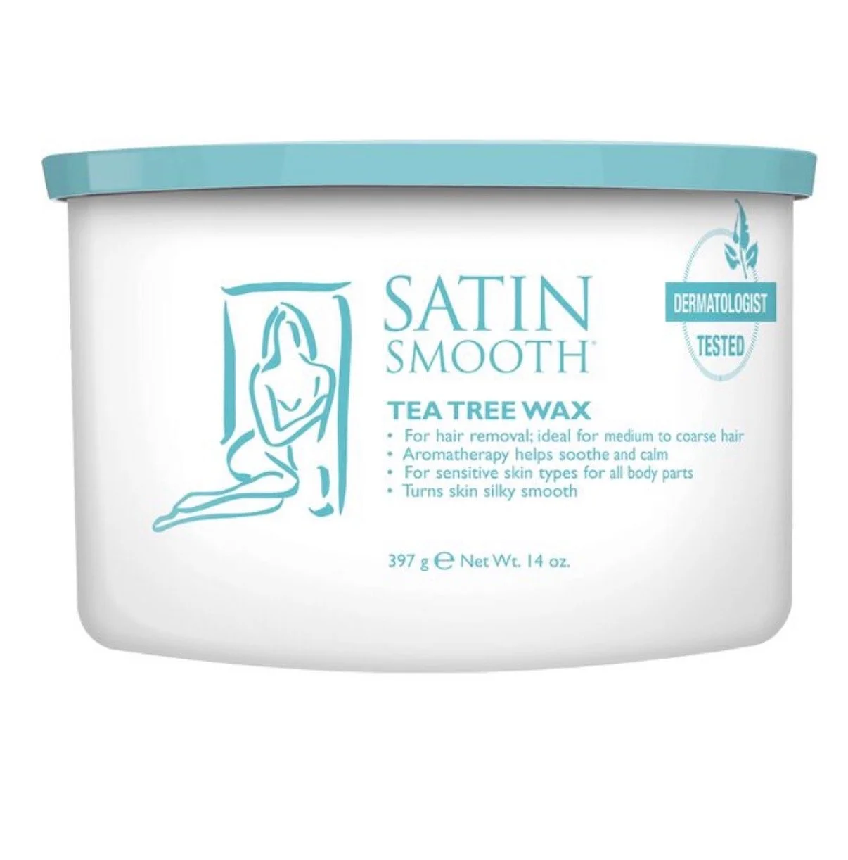 Satin Smooth Tea Tree Wax with Eucalyptus 14oz