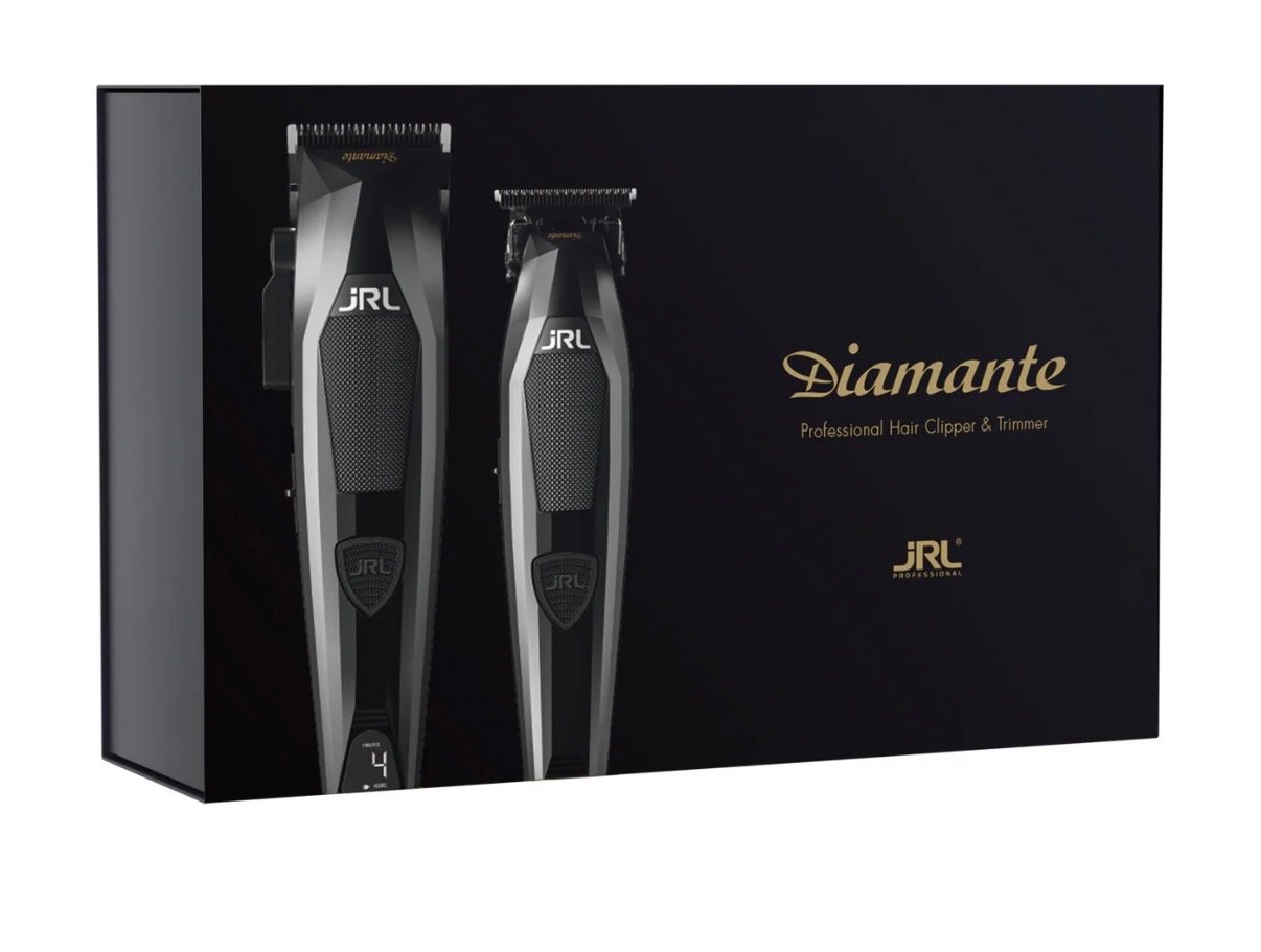 JRL DIAMANTE CLIPPER AND TRIMMER COMBO SET (BLACK)