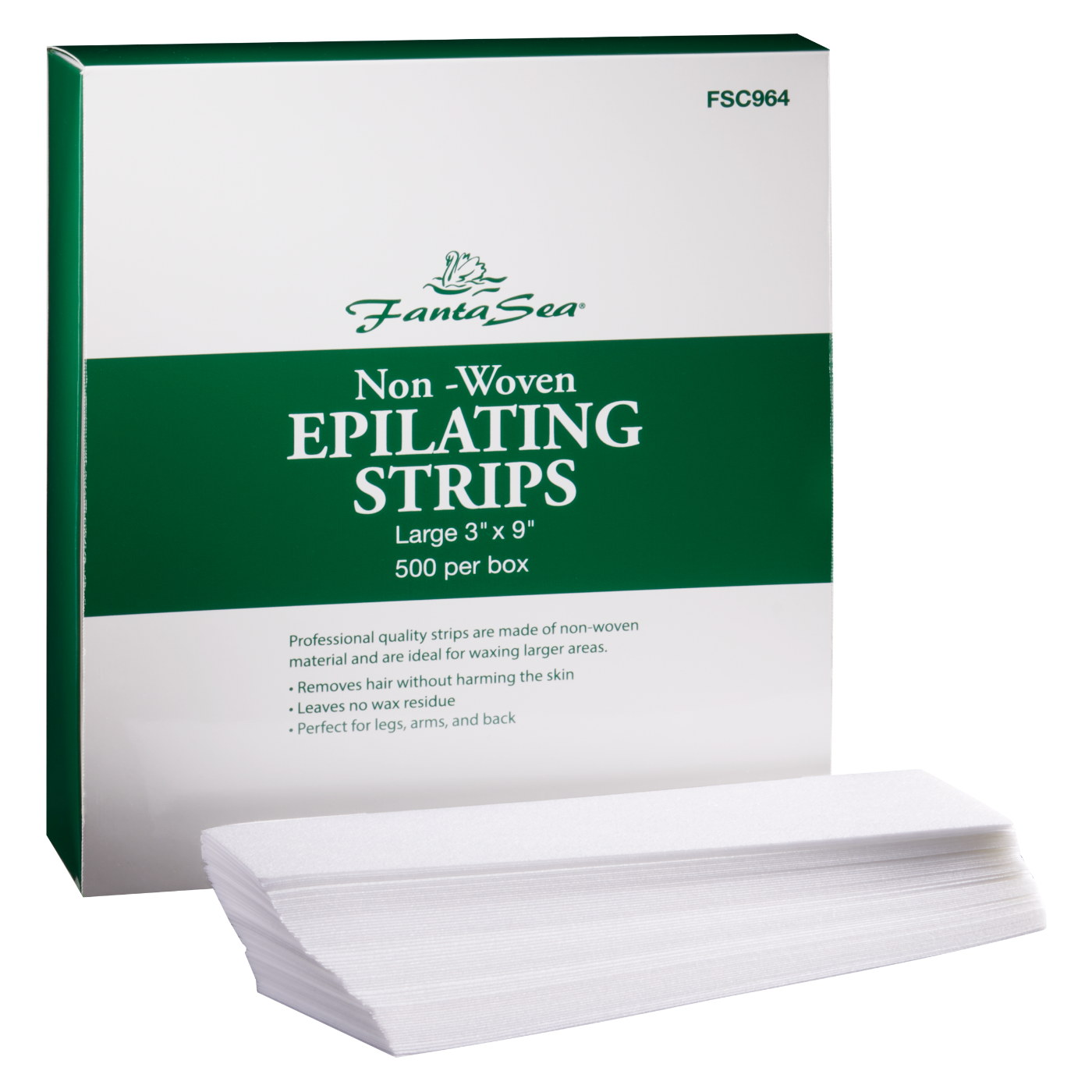Non-Woven Epilating Strips - Large 500 count