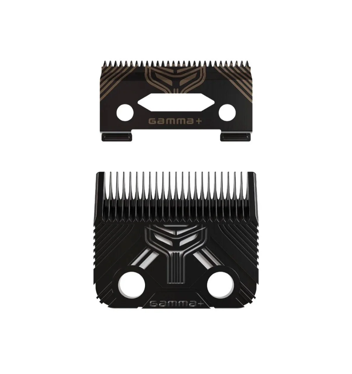 Gamma+ T1000 Echo Fixed Fade Blade and Shallow 2.0 Clipper Blade Set