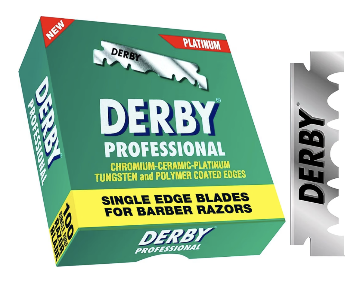 Derby Single Edge Razor Blades 100