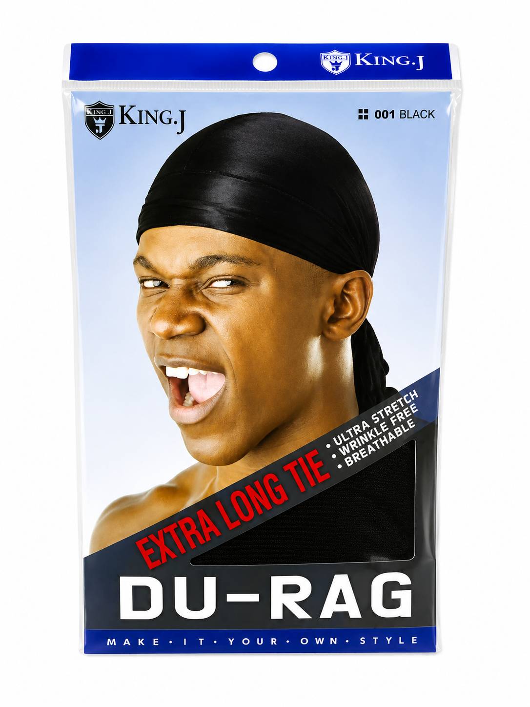 Durag King J Black (Regular)