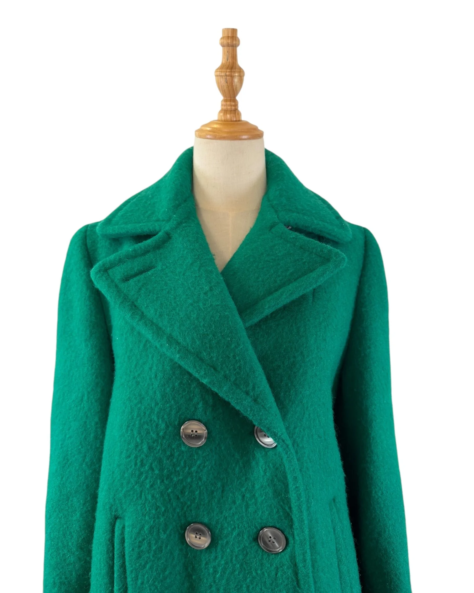 Hudson's Bay Point Blanket Coat Green (9).jpeg