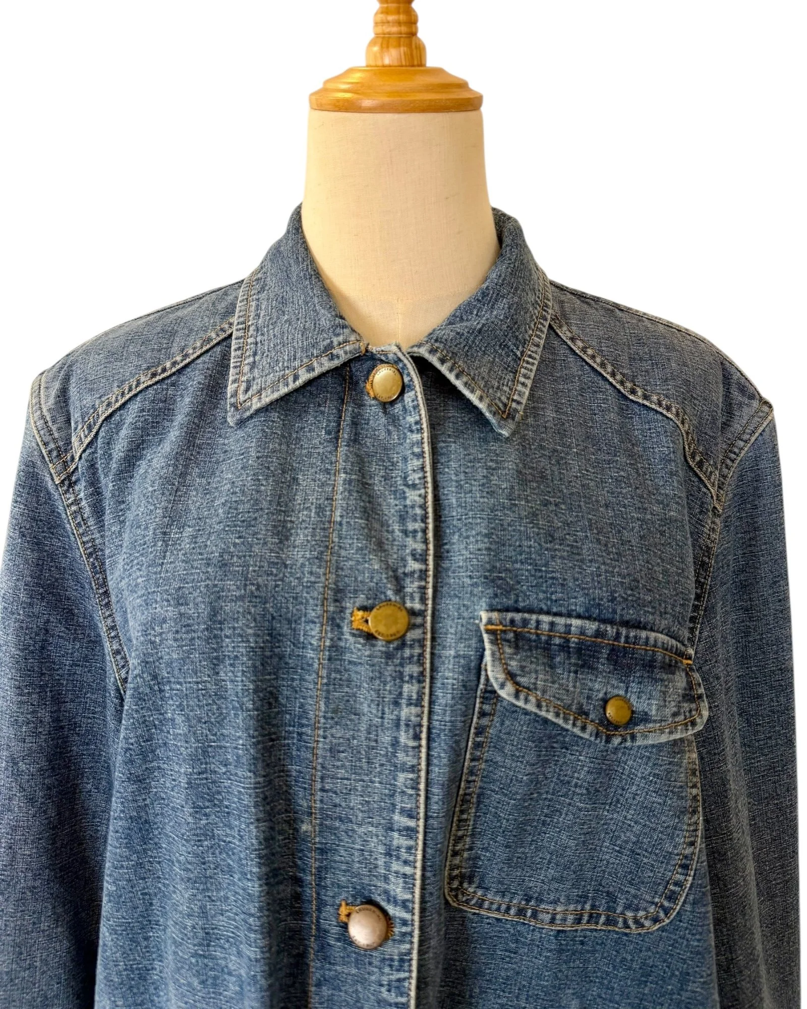 LJC Denim Chore Coat L (11).jpeg