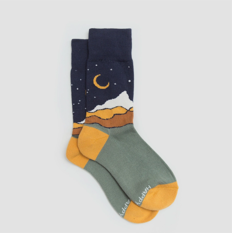 Happy Earth Socks - Starry Night