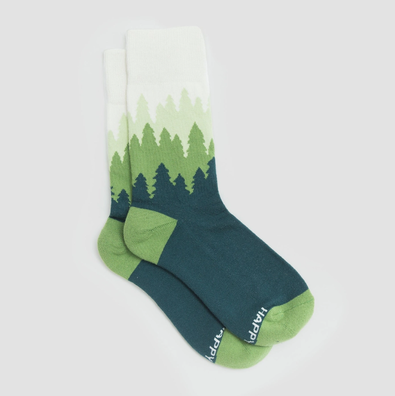 Happy Earth Socks - Treeline