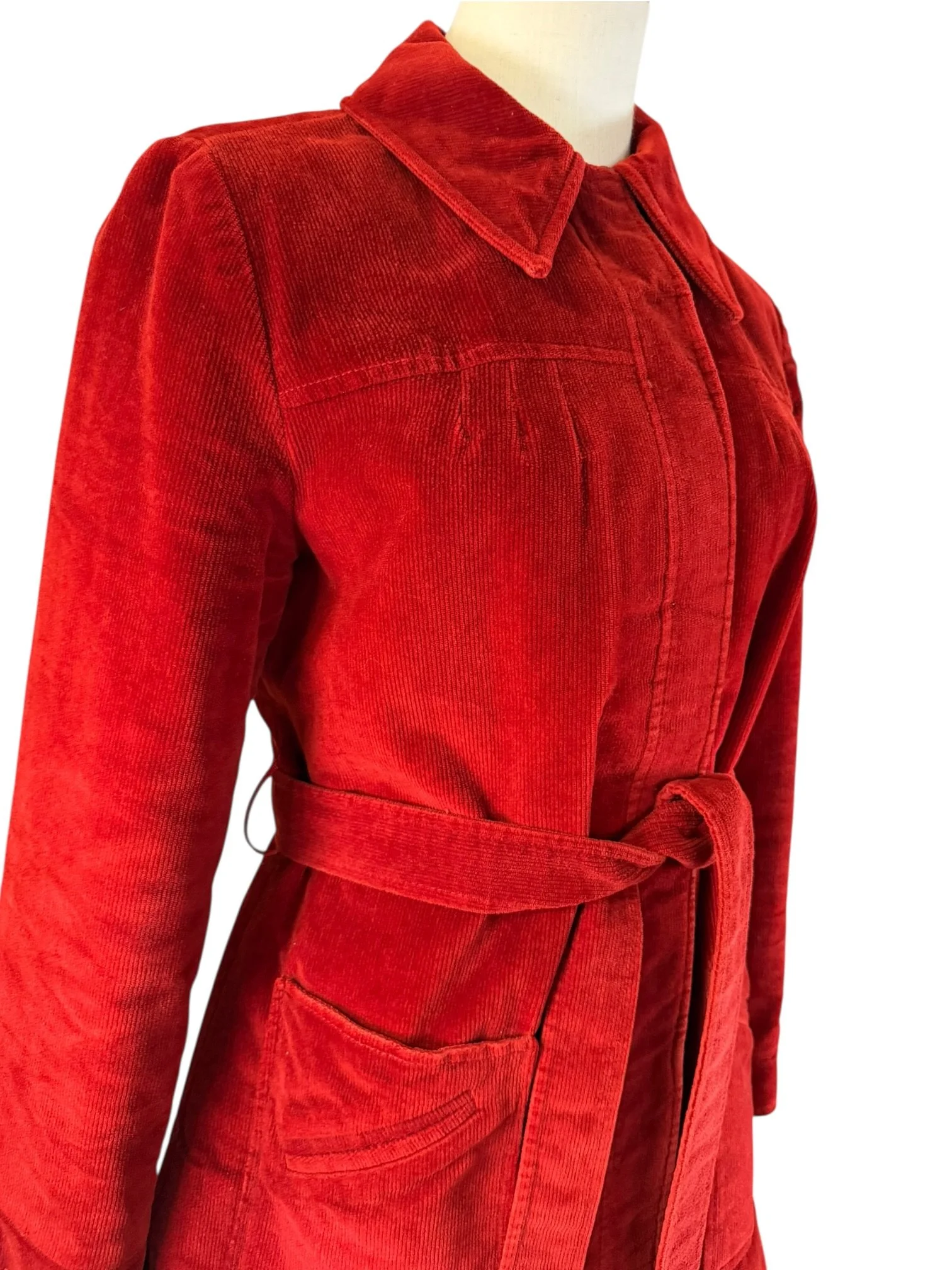 Sears Red Corduroy Belted Coat (8).jpeg